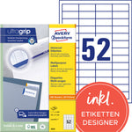Avery Zweckform Universaletiketten 3650 ultragrip 48 x 21 mm – 100 Blatt
