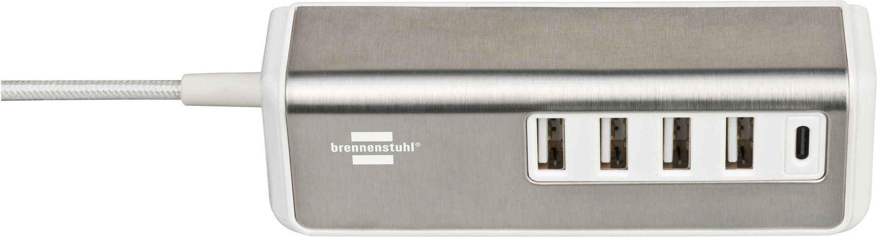 Brennenstuhl estilo Mehrfach-USB-Ladegerät mit mehreren USB-Anschlüssen für schnelles Laden von Geräten.