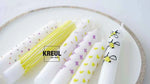 Kreul Bee Happy Kerzenstifte Kreativset zum Bemalen von Kerzen mit bunten Kerzenstiften, inklusive verschiedener Farben und Designs