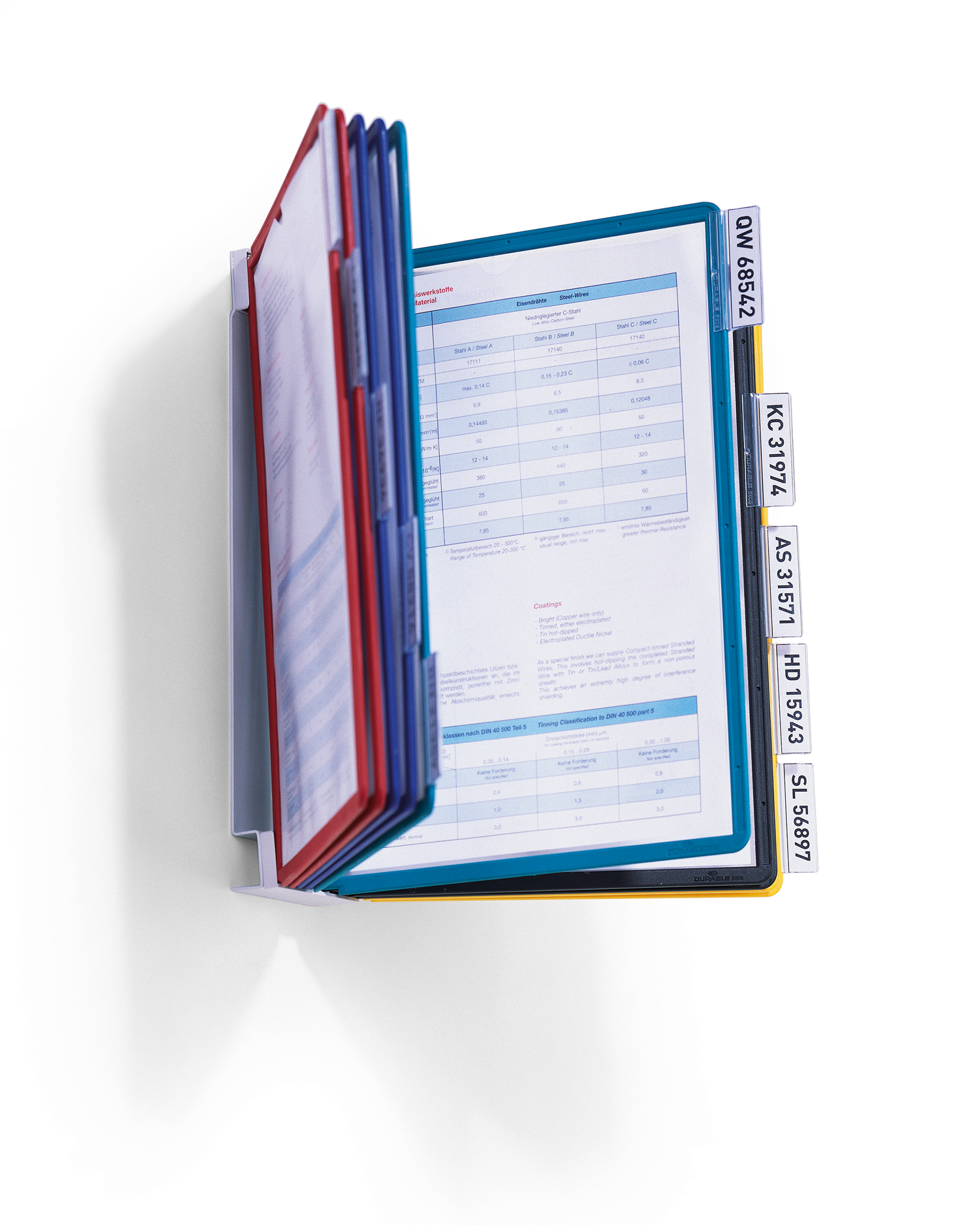 DURABLE Sichttafelwandhalter VARIO® WALL 10 – Die professionelle Informationszentrale – Produktbild 3