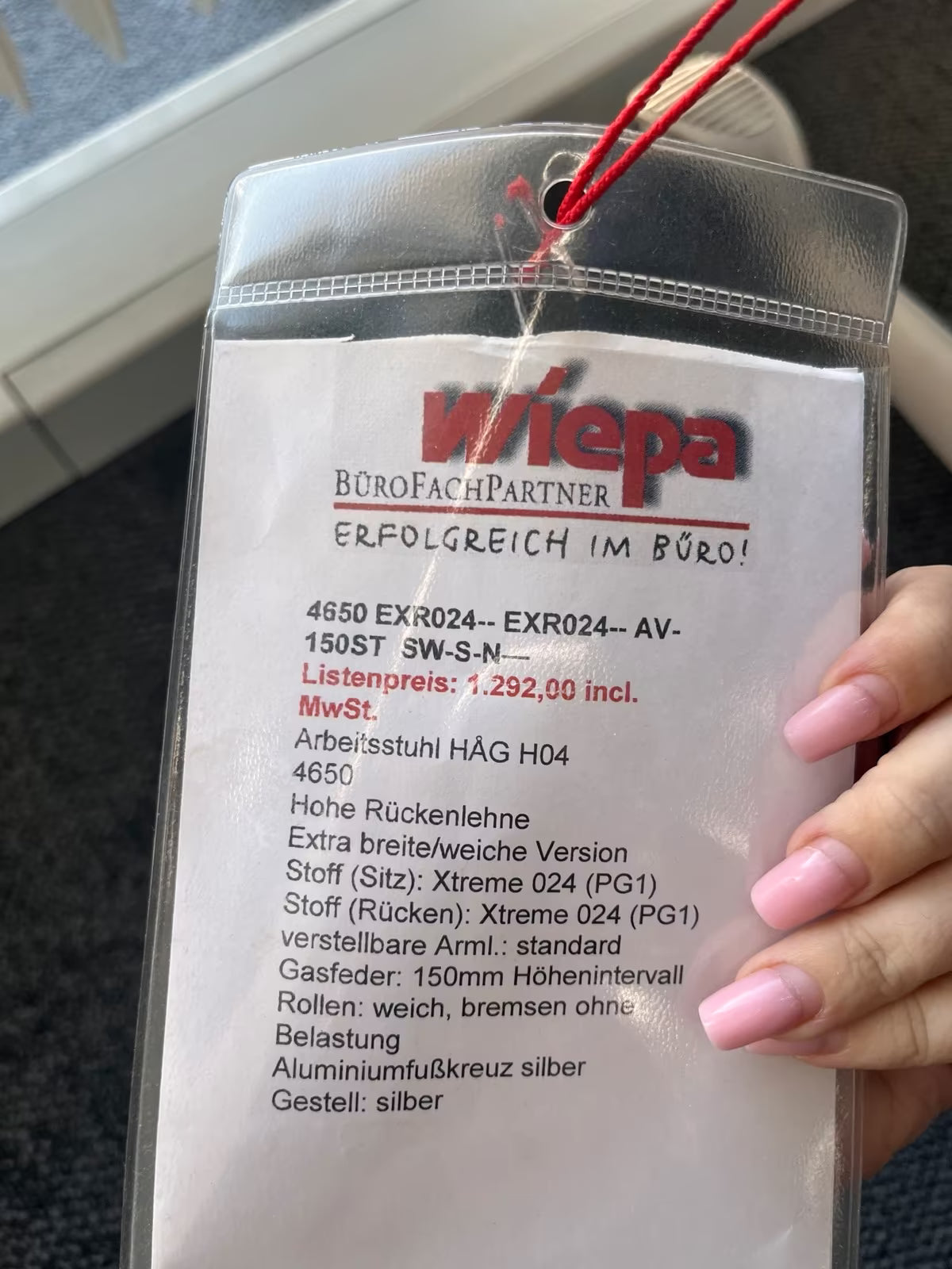 HÅG H04-4650 Ergonomischer Bürostuhl – Ausstellungsstück – Abholung Wiesbaden - Wiepa Bürofachpartner