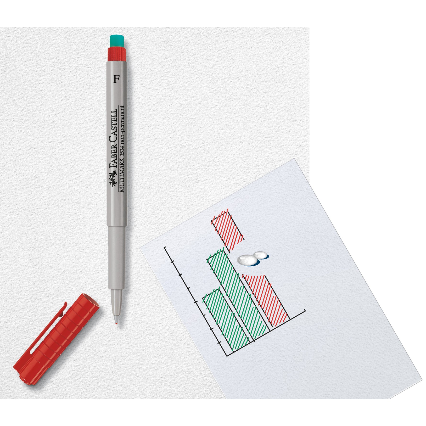 Faber-Castell Folienstift MULTIMARK 1525 4 St./Pack.