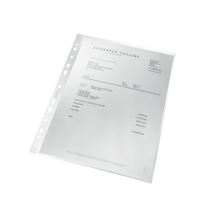 Leitz Prospekthülle Recycle DIN A4 transparent 100 St./Pack. – Produktbild 6