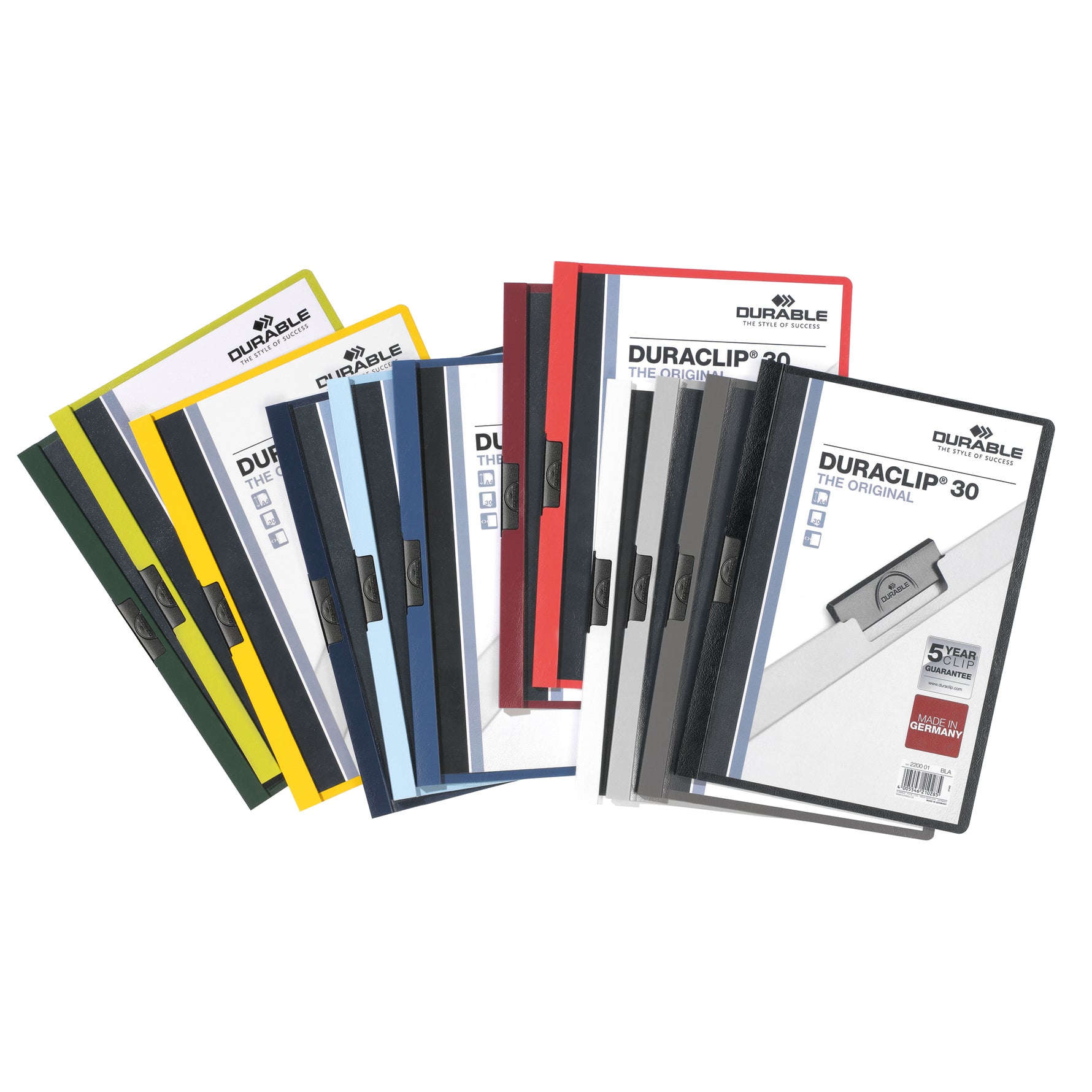 DURABLE Klemmmappe DURACLIP® 30 25 St./Pack.