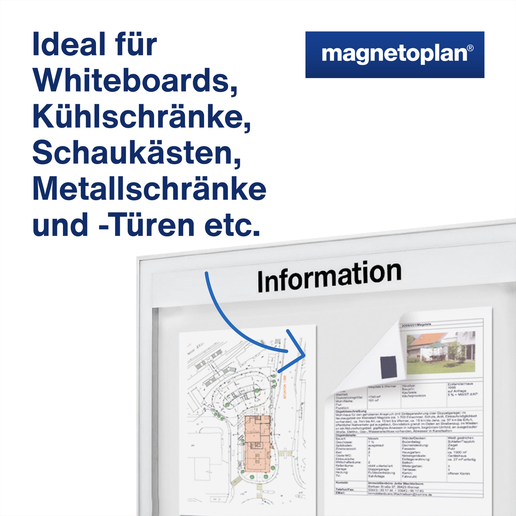 magnetoplan® Magnetplatte TAKKIS 15 x 15 mm (B x H)