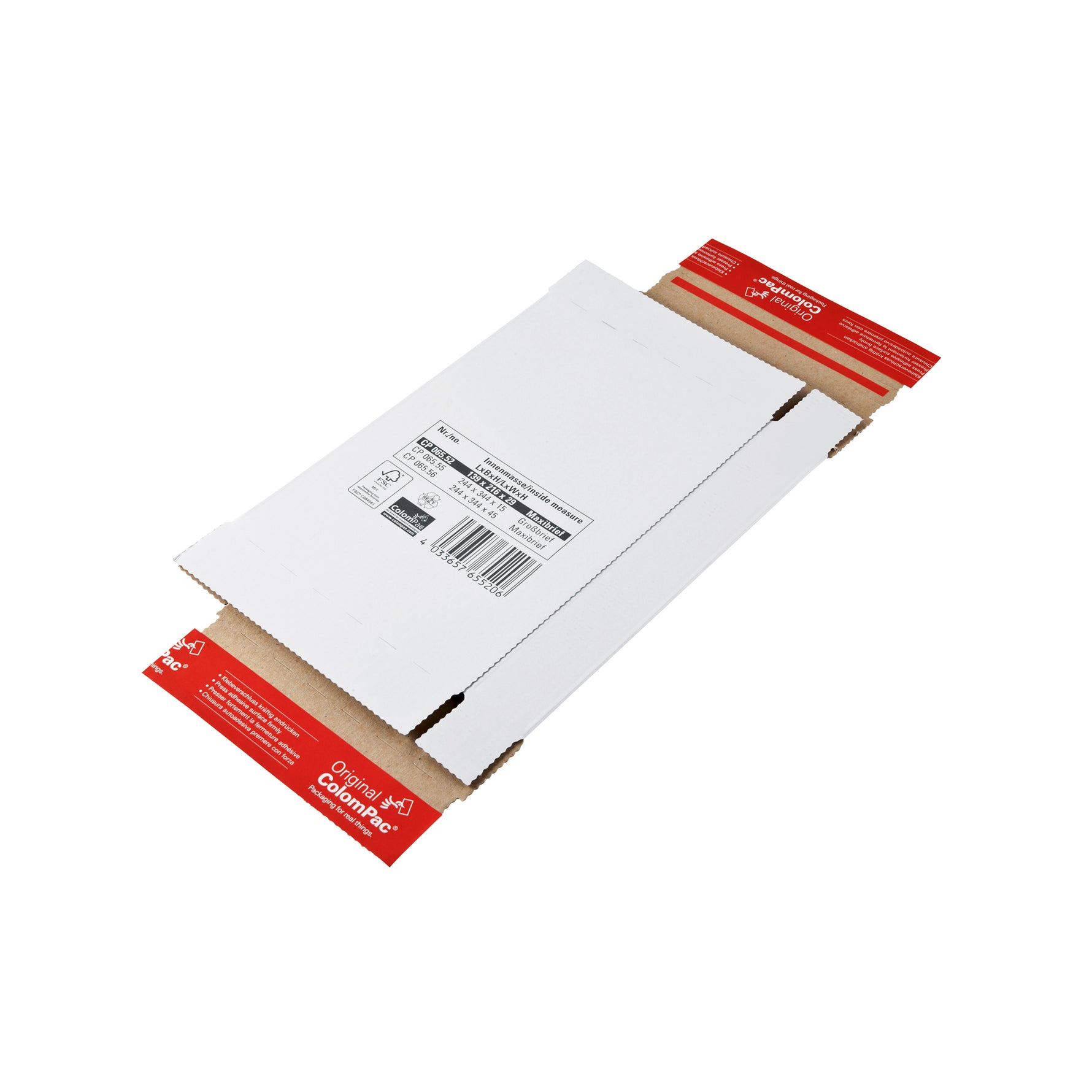 ColomPac® Versandkarton Kurierpaket 24,4 x 34,4 x 2,8 cm (B x H x T)