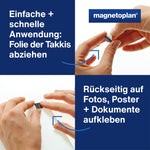 magnetoplan® Magnetplatte TAKKIS 15 x 15 mm (B x H)