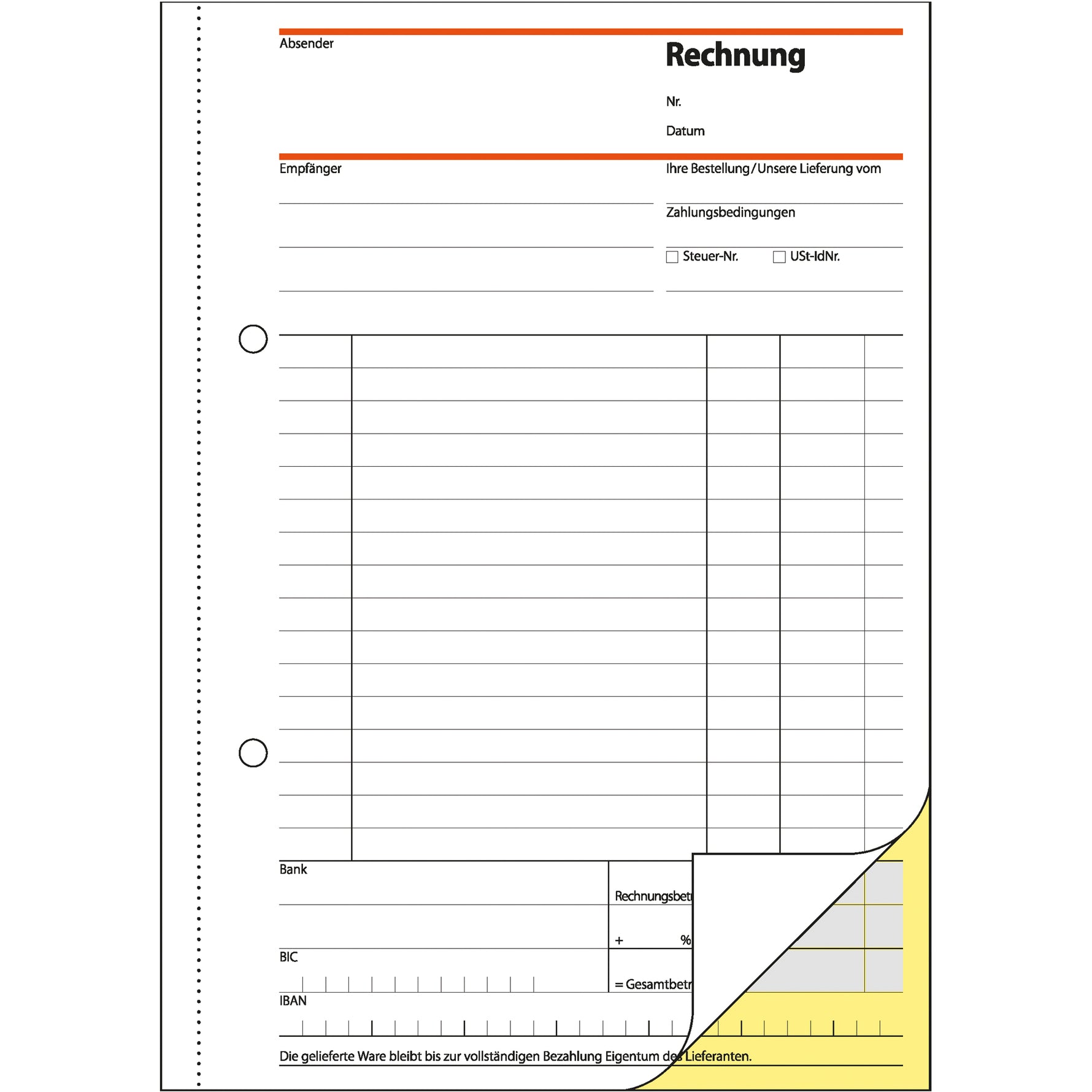 SIGEL Rechnungsblock SD 031
