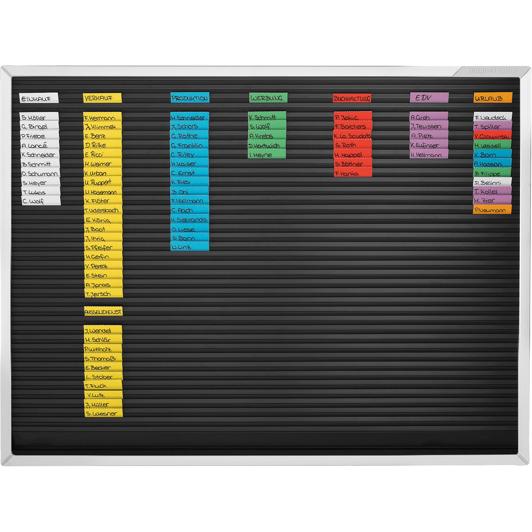 magnetoplan® Streifenplaner 48 Planungsbahn