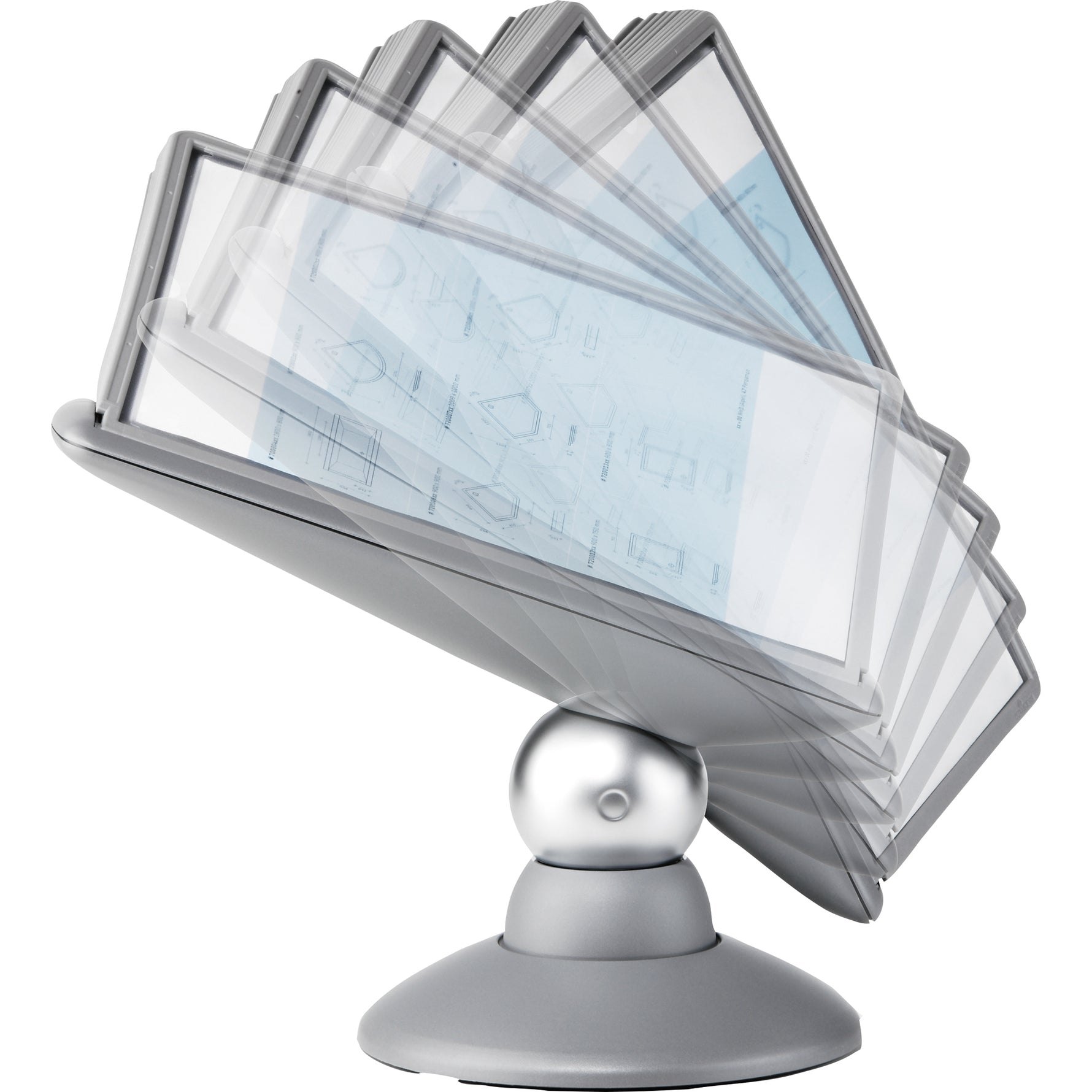 DURABLE Sichttafelständer SHERPA® MOTION TABLE 10 graphit