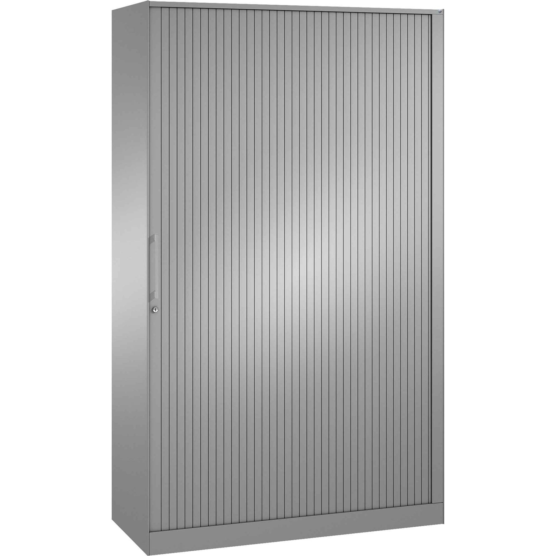 C+P Rollladenschrank Asisto 5 Ordnerhöhen 1.200 x 1.980 x 435 mm (B x H x T) schwarzgrau