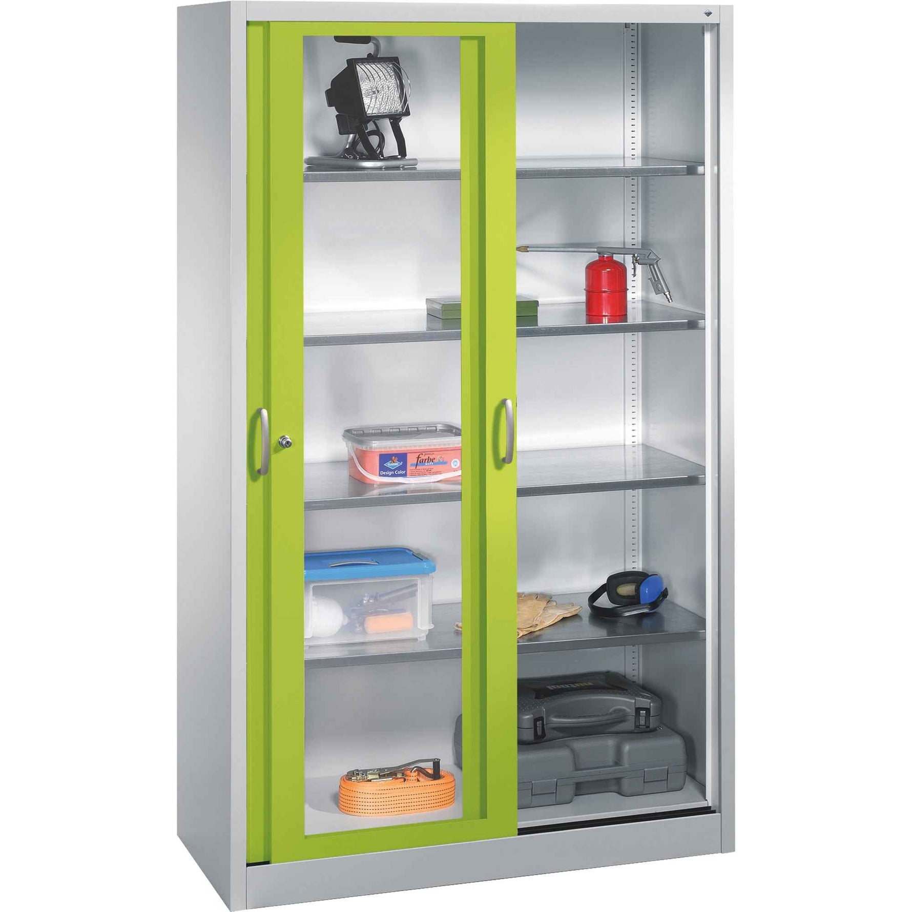 C+P Werkzeugschrank Acurado mit Sichtfenster 1.200 x 1.950 x 500 mm (B x H x T)