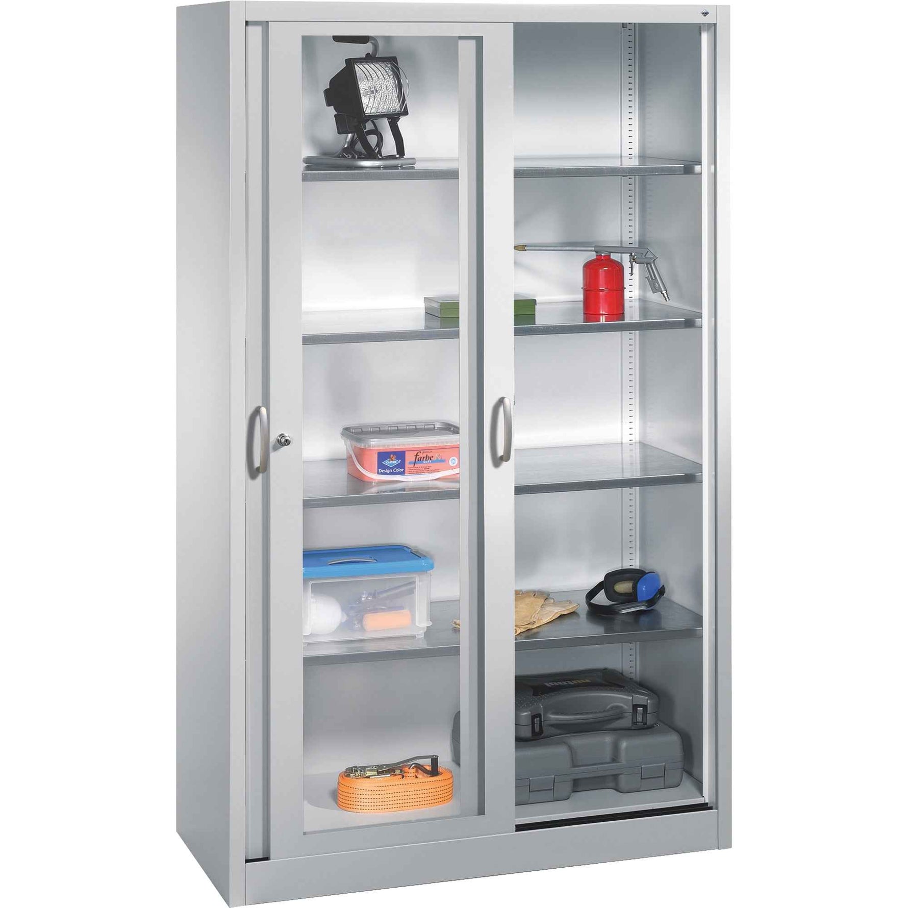 C+P Werkzeugschrank Acurado mit Sichtfenster 1.200 x 1.950 x 500 mm (B x H x T)