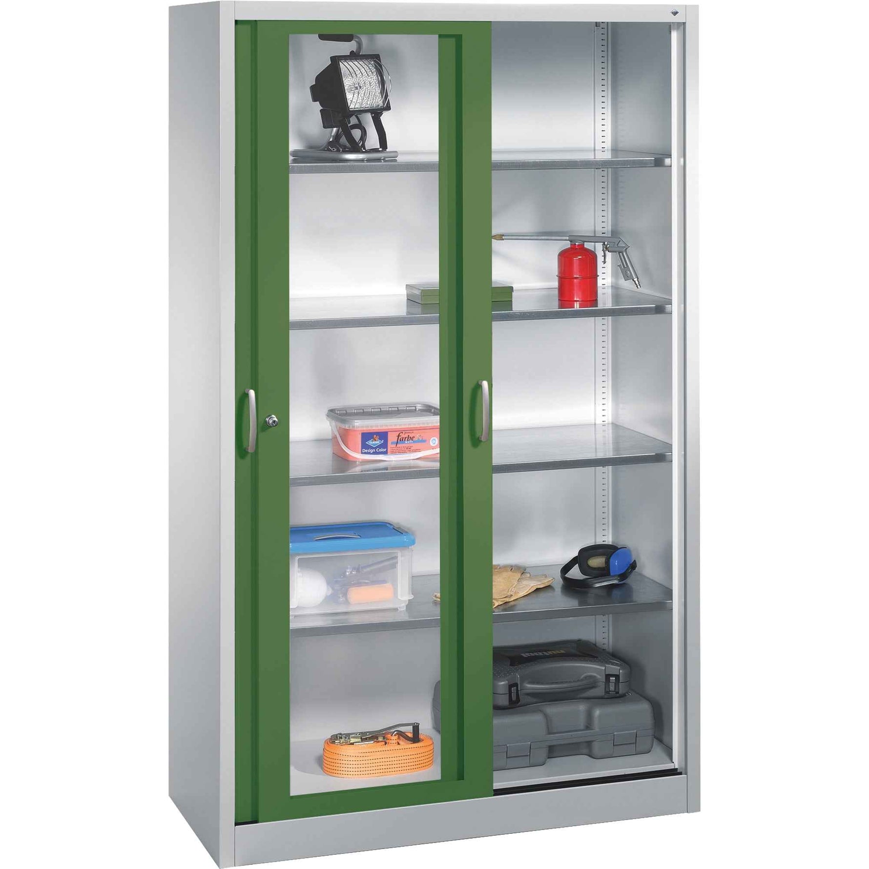 C+P Werkzeugschrank Acurado mit Sichtfenster 1.200 x 1.950 x 500 mm (B x H x T)