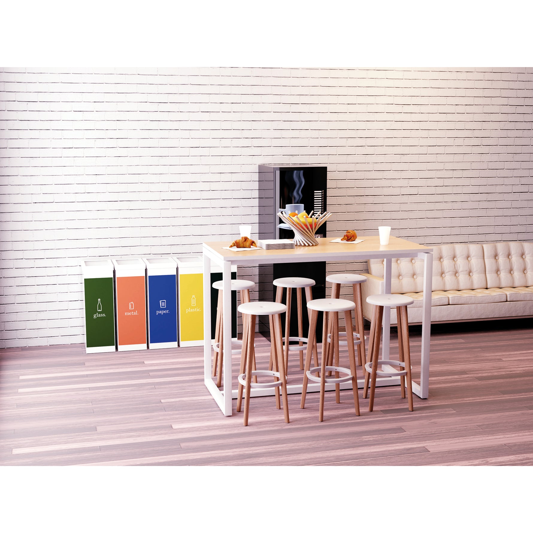 easyDesk® Stehtisch 1.500 x 1.100 x 750 mm (B x H x T)