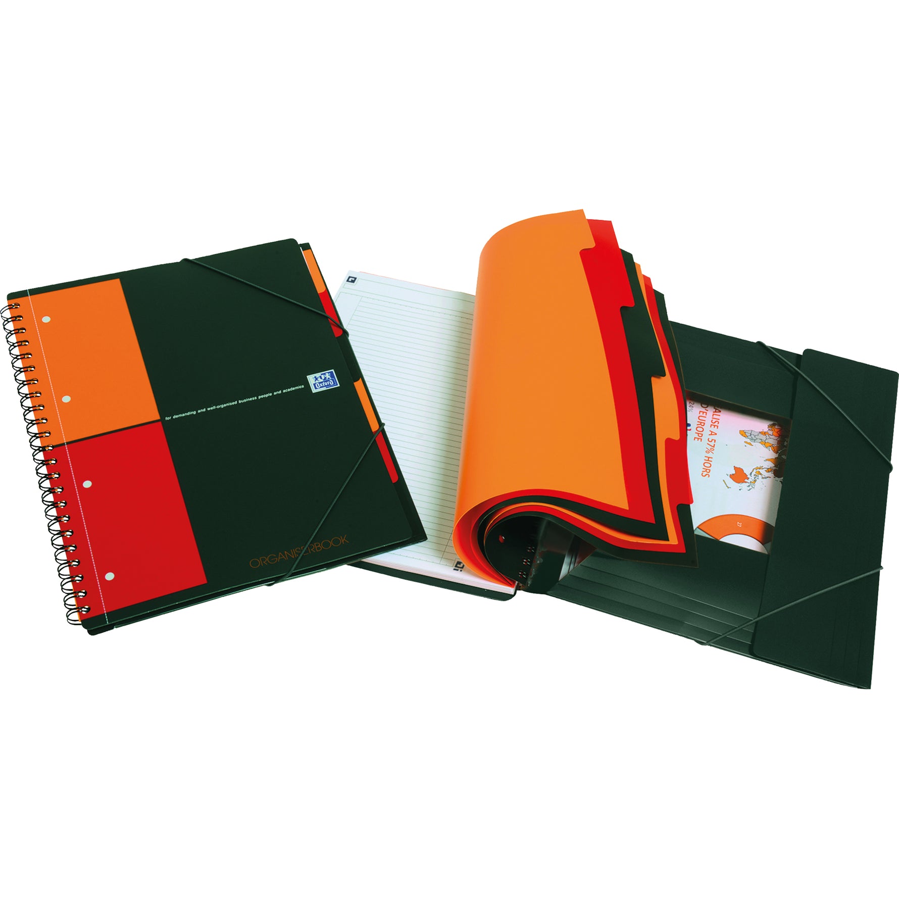Oxford Collegeblock International Organiserbook DIN A4+ kariert