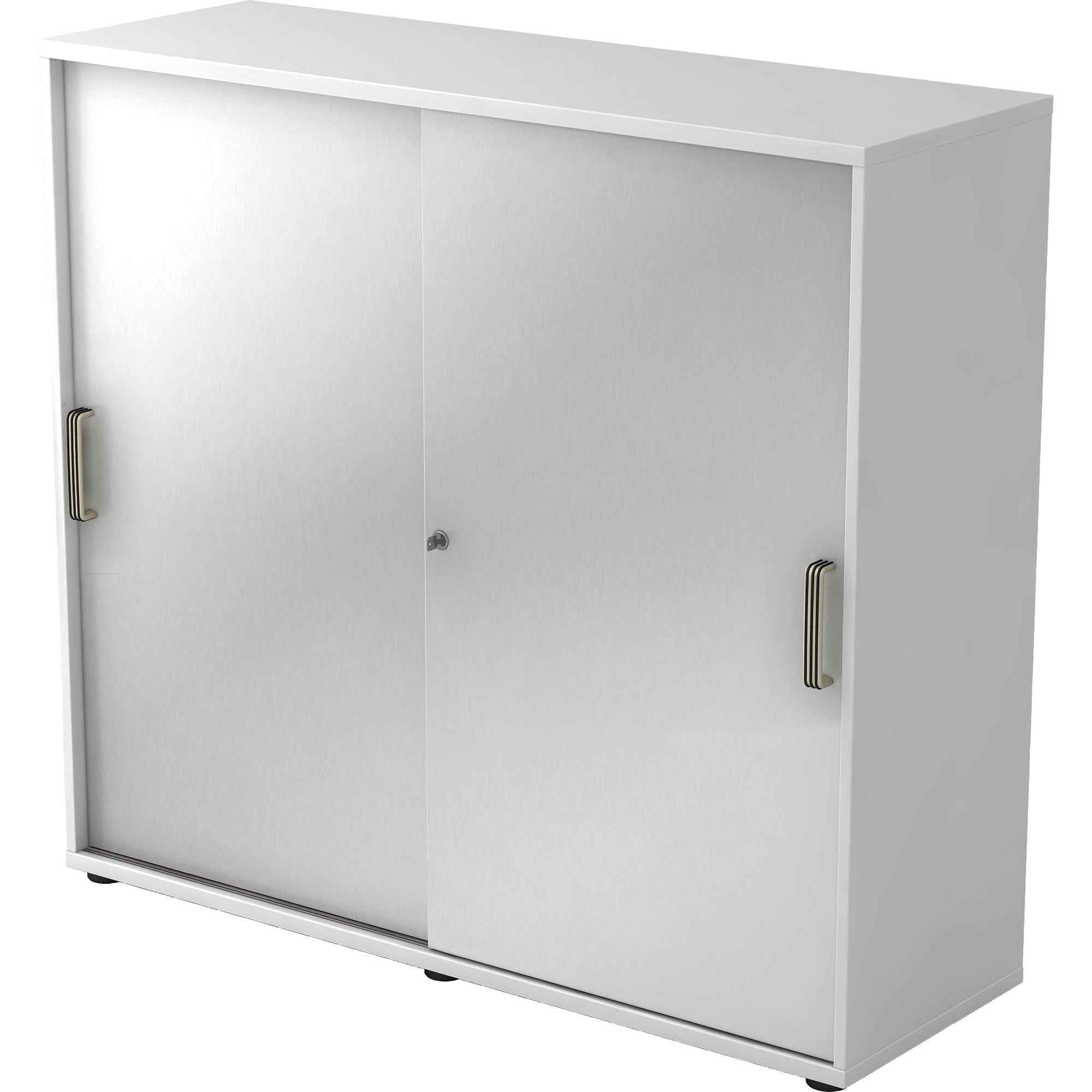 Hammerbacher Schiebetürenschrank 3 Ordnerhöhen weiß