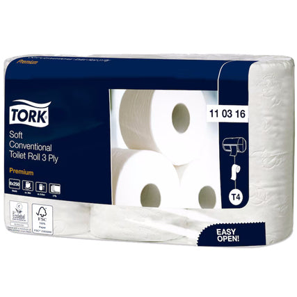 Tork Toilettenpapier Premium – Maximaler Komfort für anspruchsvolle Waschräume - Wiepa Bürofachpartner