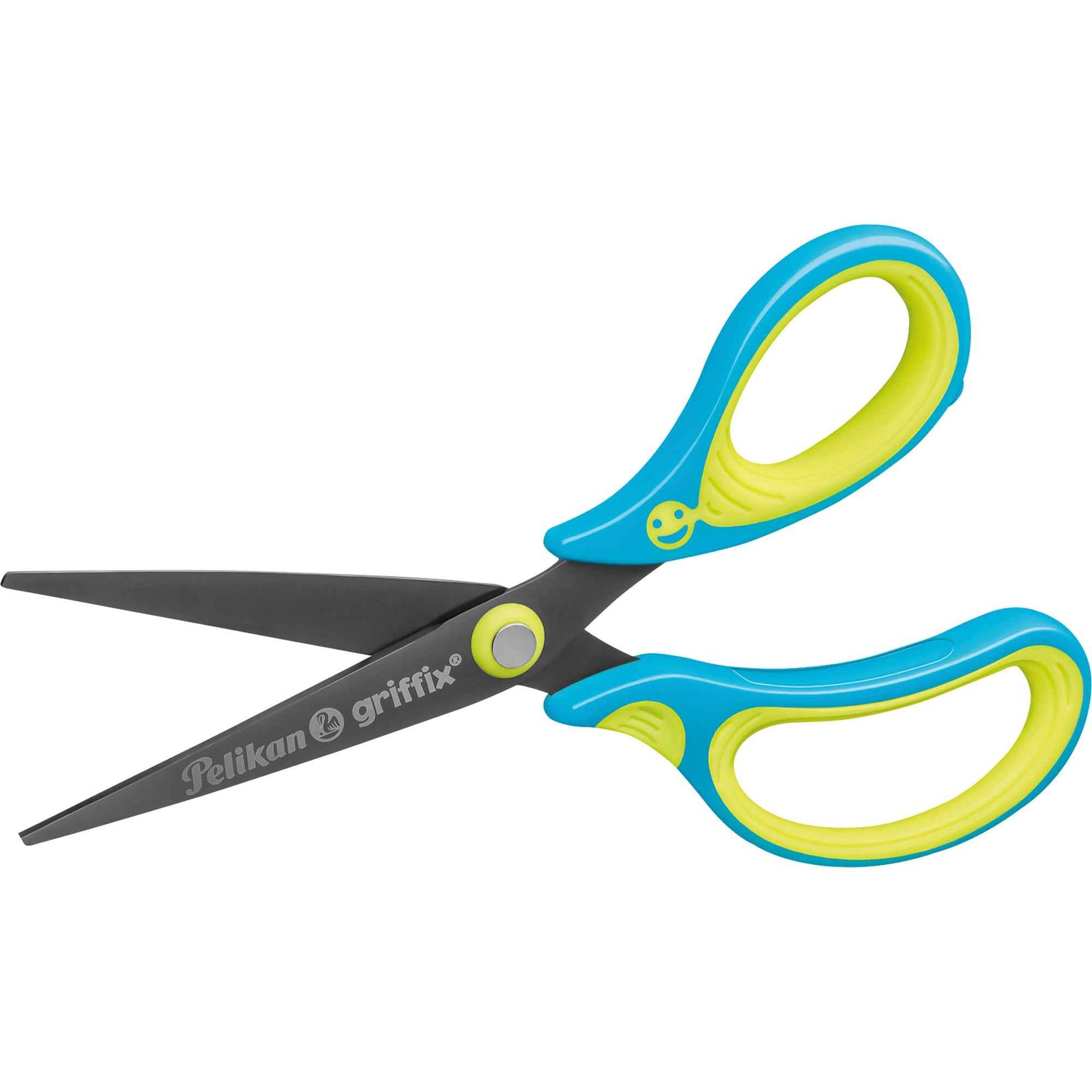 Pelikan Bastelschere griffix® asymmetrisch, gerade, Langauge 150 mm Neon Fresh Blue