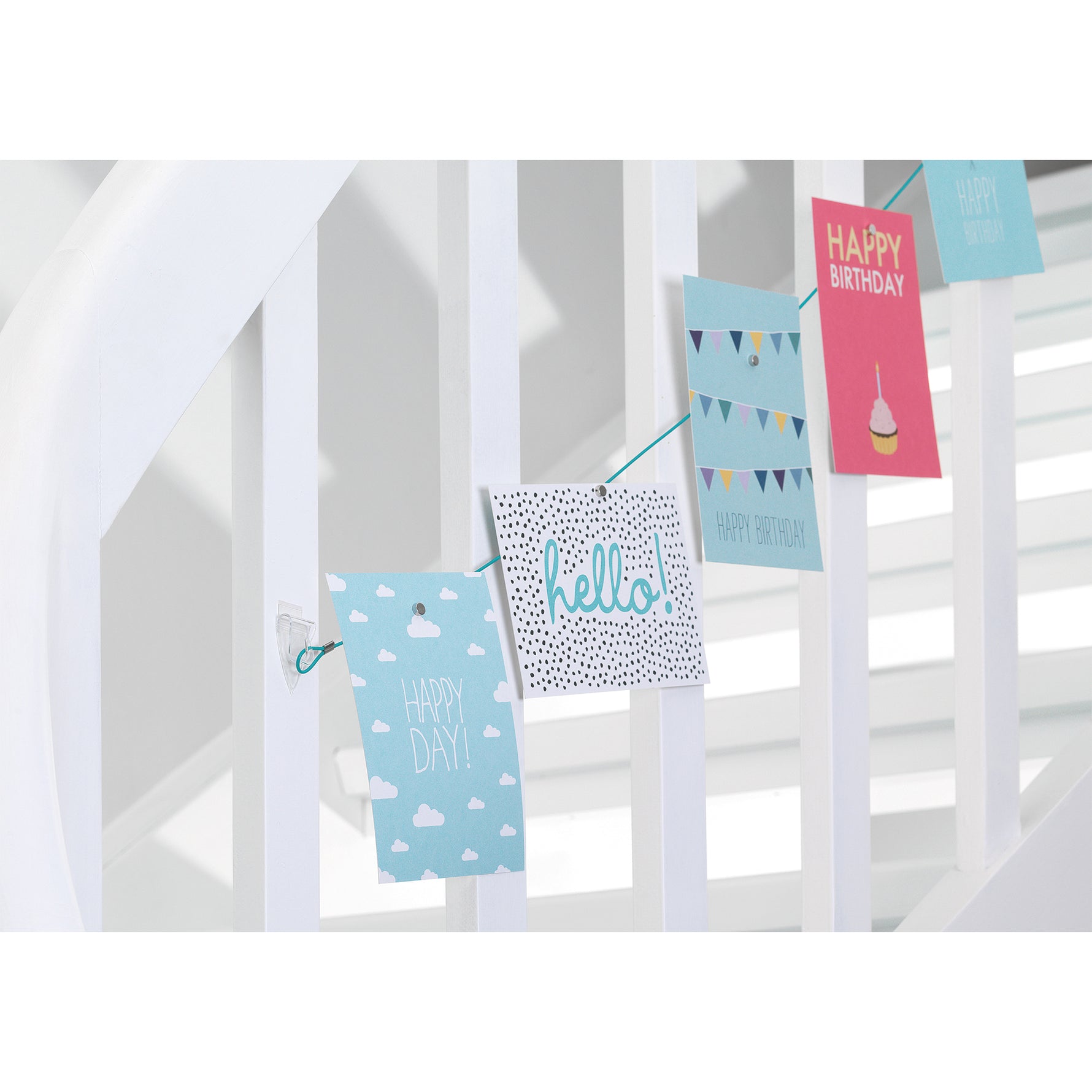 tesa® Haken Powerstrips® transparent Deco
