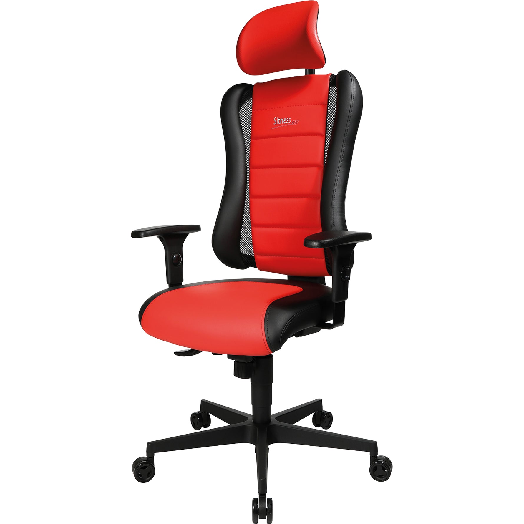 TOPSTAR Gaming-Stuhl SITNESS® RS mit Kopfstütze schwarz/rot