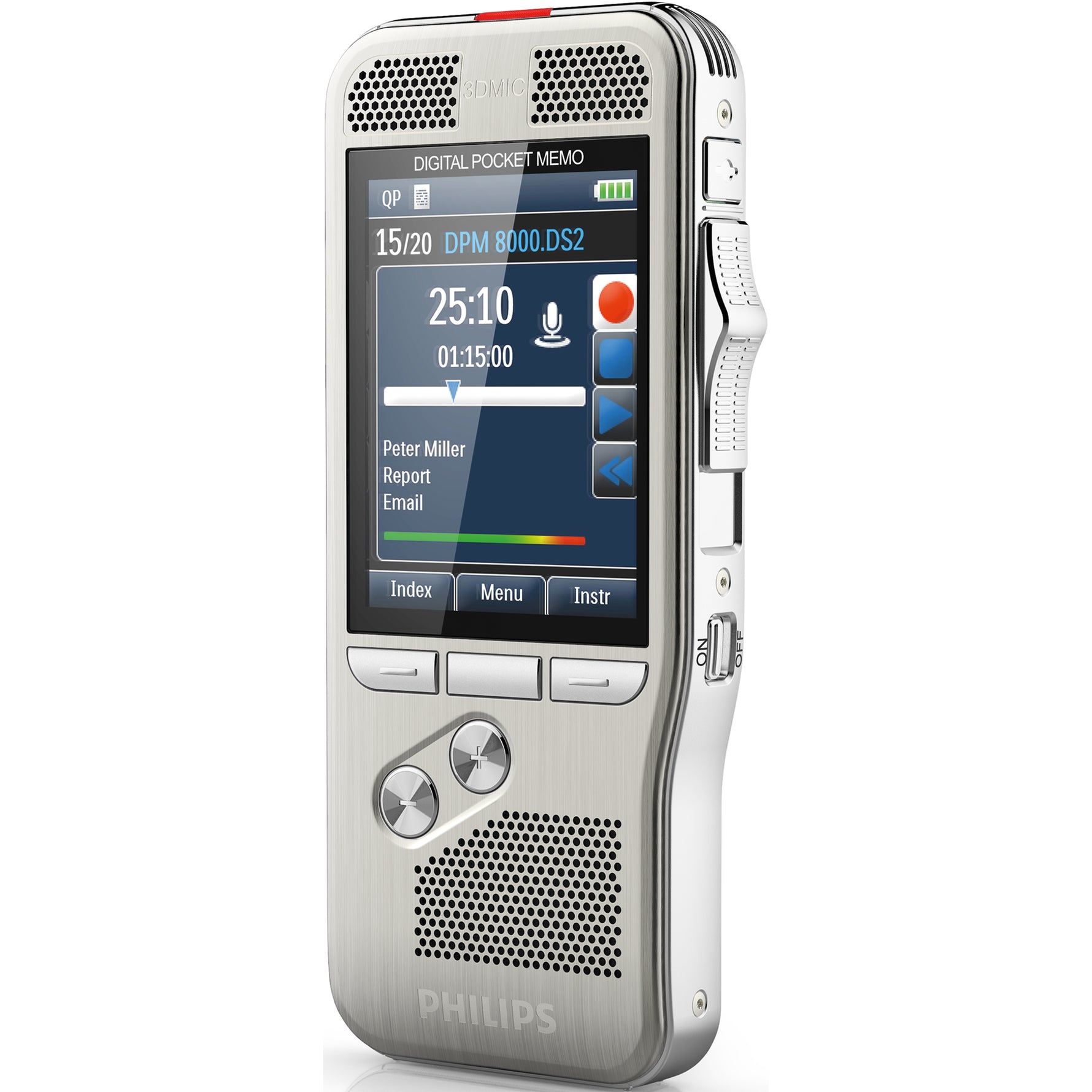 Philips Diktiergerät Digital Pocket Memo DPM 8500