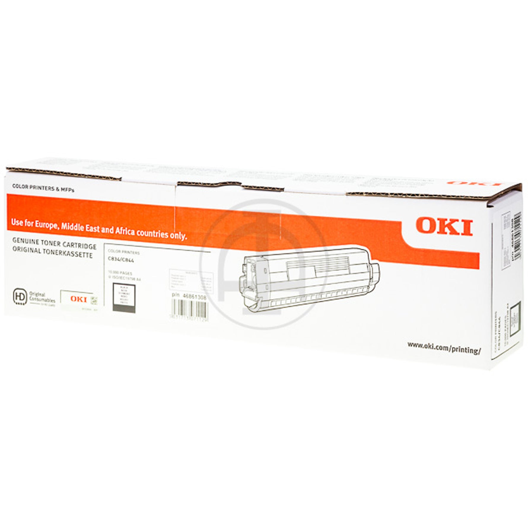 OKI Toner 46861308 schwarz