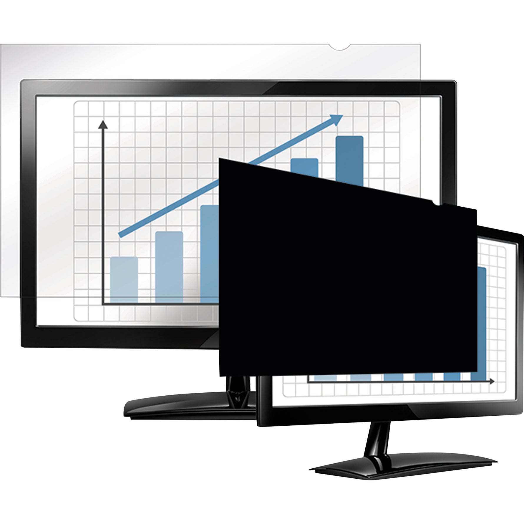 Fellowes® Blickschutzfilter PrivaScreen™ Blackout 60,45 cm (23,8") 16:9