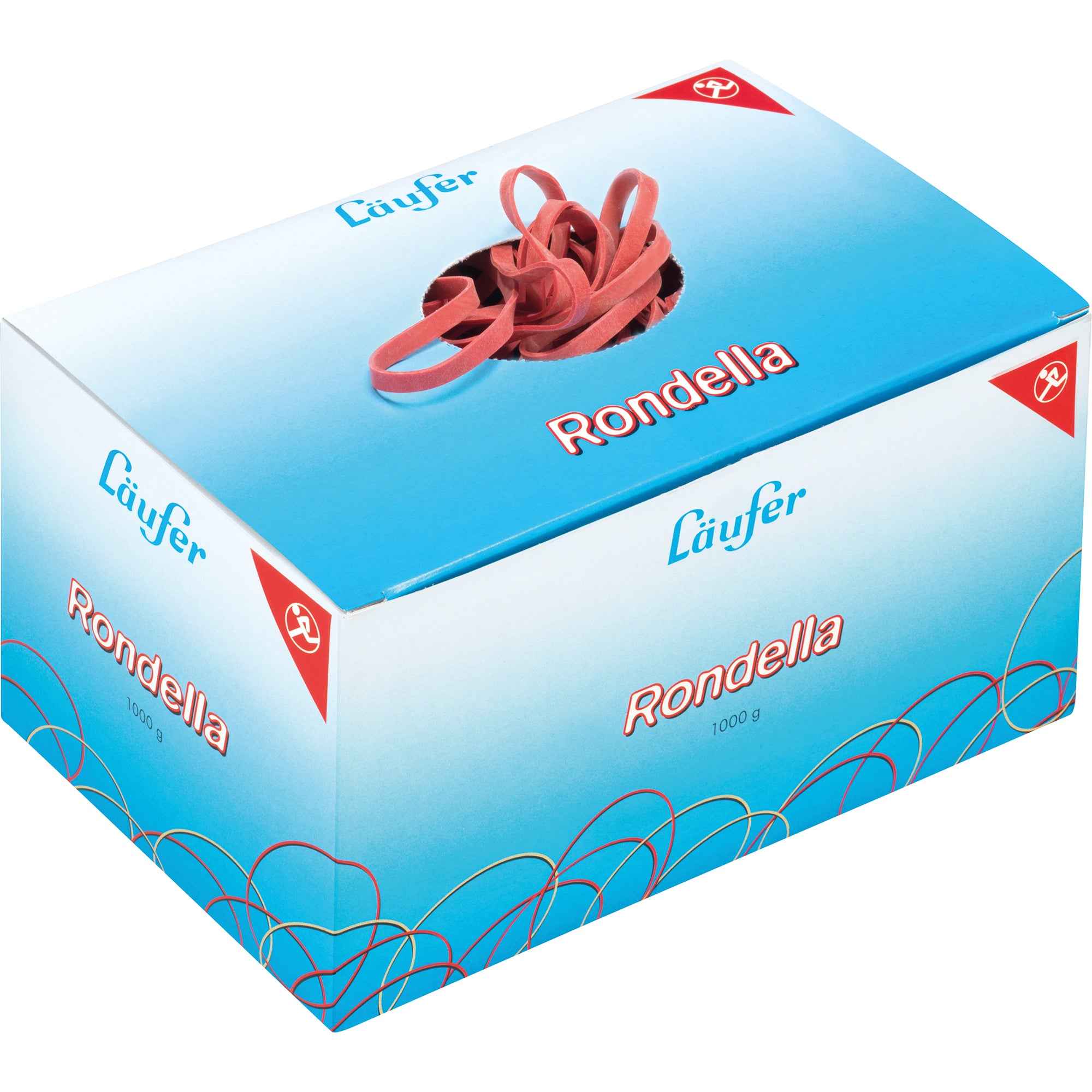 Läufer Gummiband 4 x 130 mm (B x L) 85 mm rot