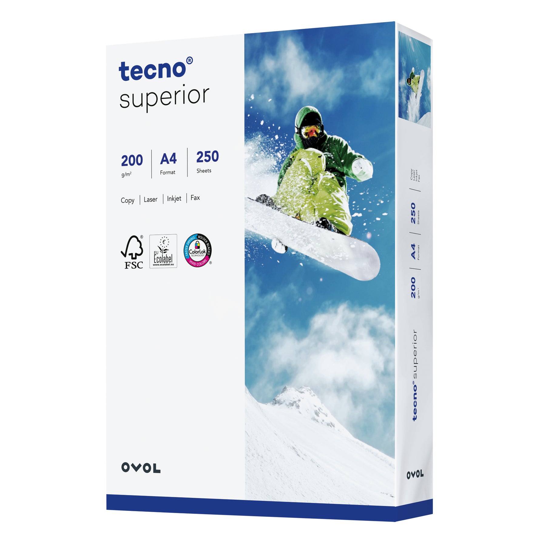 tecno Kopierpapier Superior DIN A4 2.500 Bl./Pack.