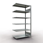 SCHULTE Anbauregal MULTIplus150 beidseitig verwendbar silber