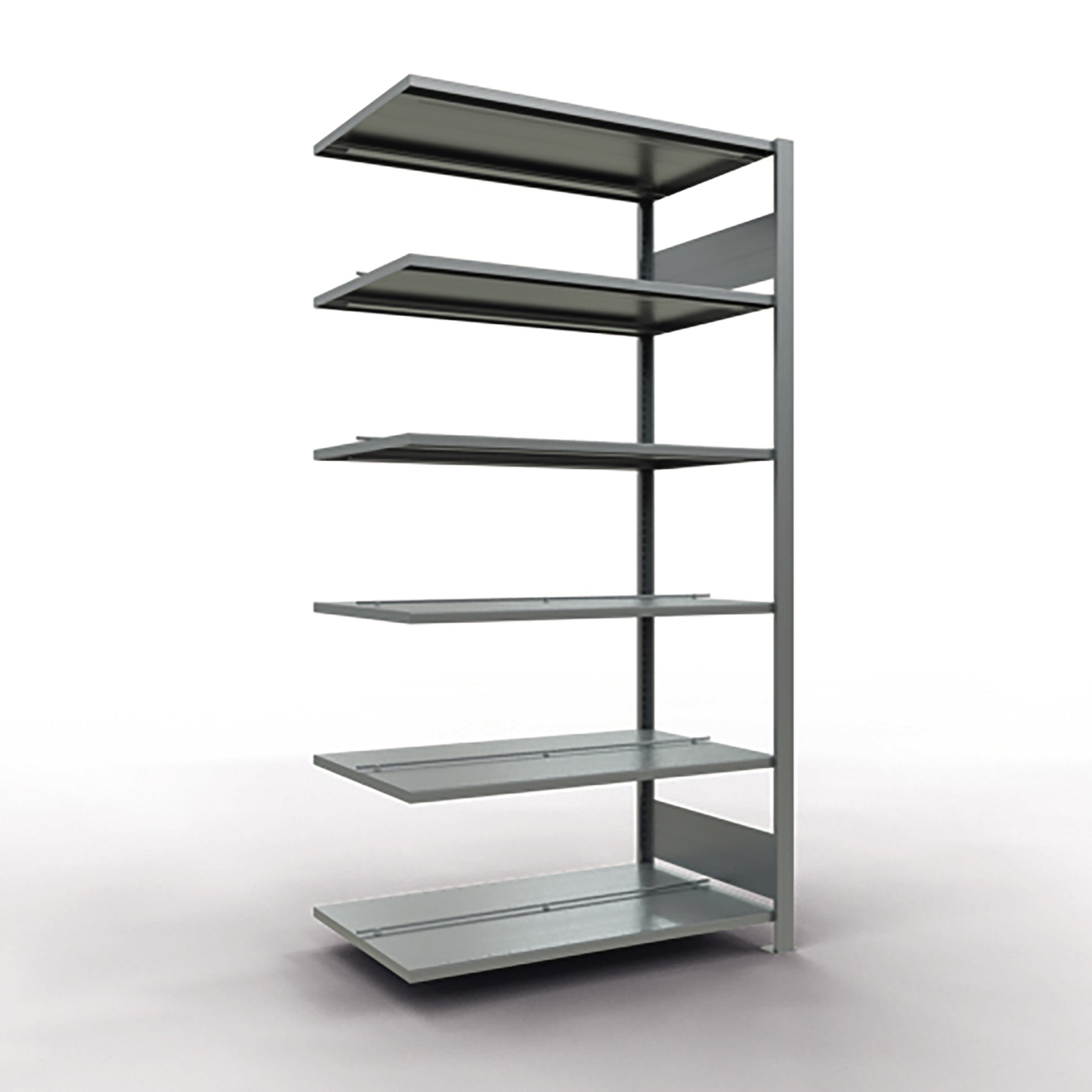 SCHULTE Anbauregal MULTIplus150 beidseitig verwendbar silber