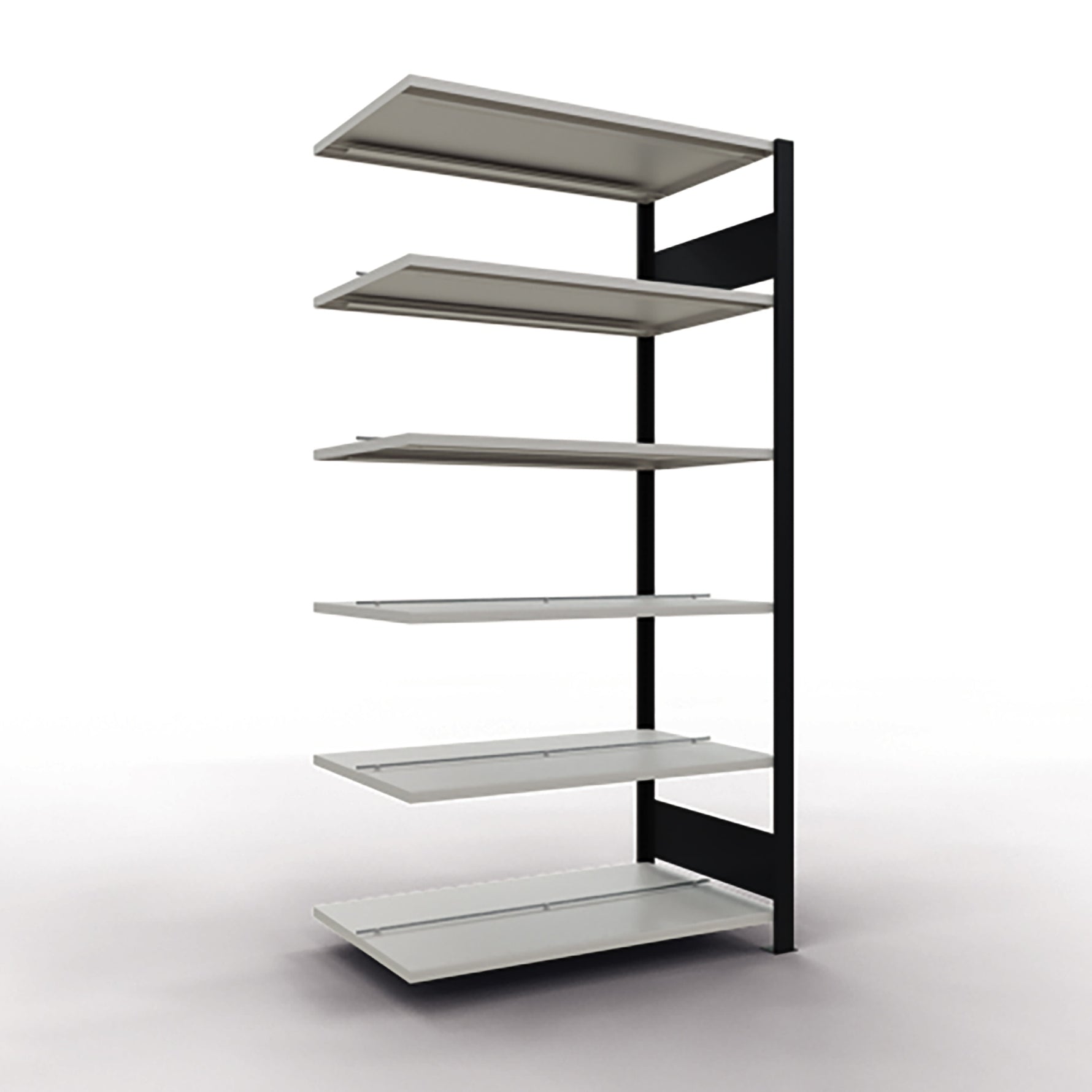SCHULTE Anbauregal MULTIplus150 beidseitig verwendbar schwarz