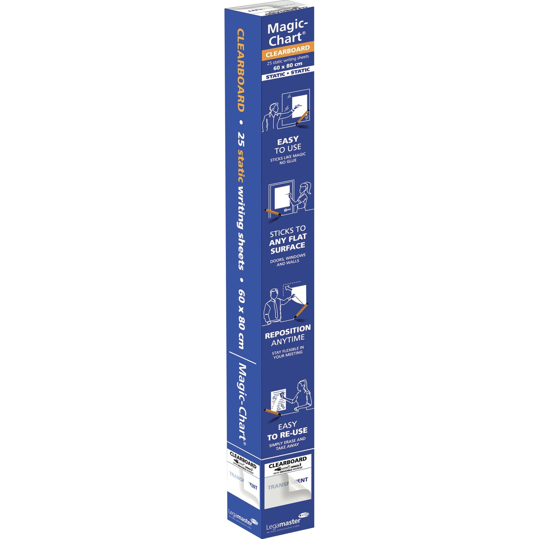 Legamaster Flipchartfolie Magic-Chart Clearboard