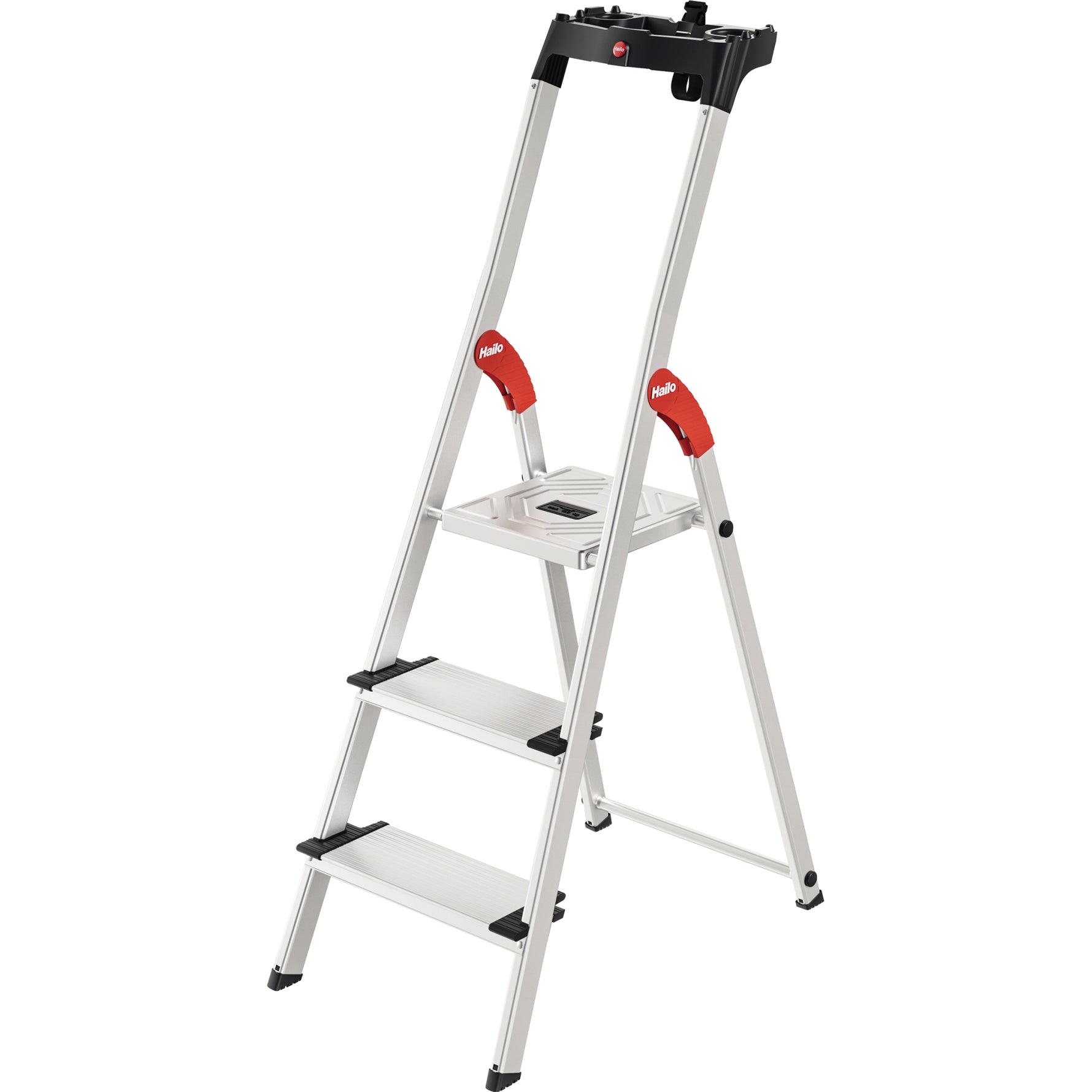 Hailo Stehleiter L80 Comfortline max. Arbeitshöhe 2,63 m