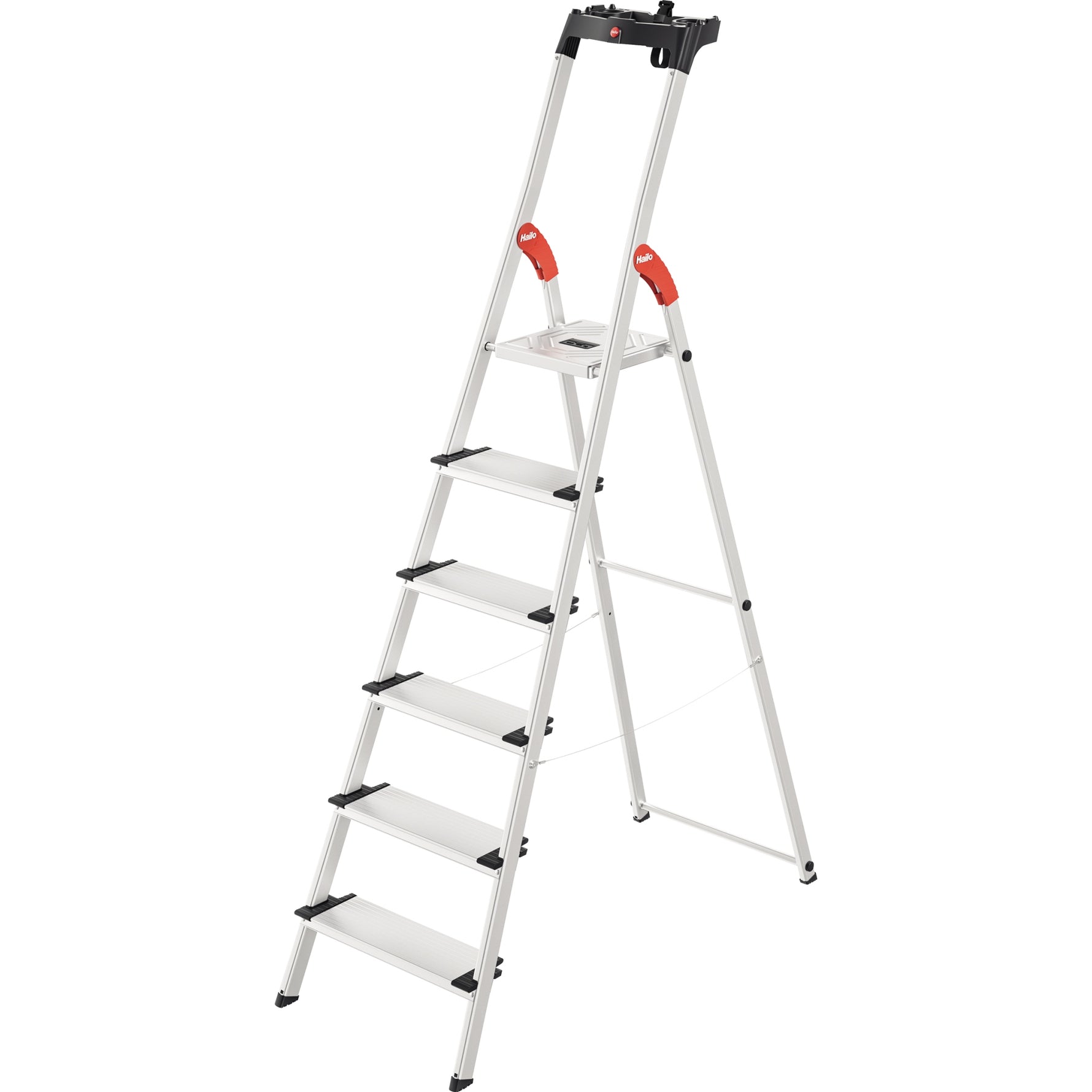 Hailo Stehleiter L80 Comfortline max. Arbeitshöhe 3,28 m