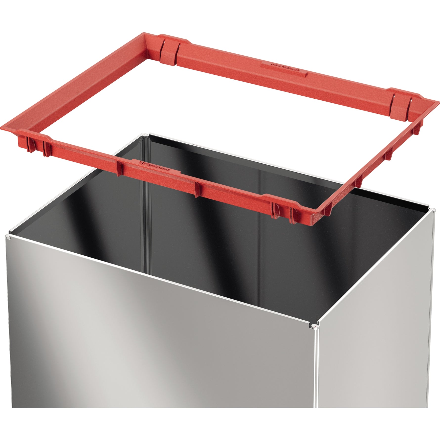 Hailo Abfalleimer Big-Box Swing XL 52 l Edelstahl