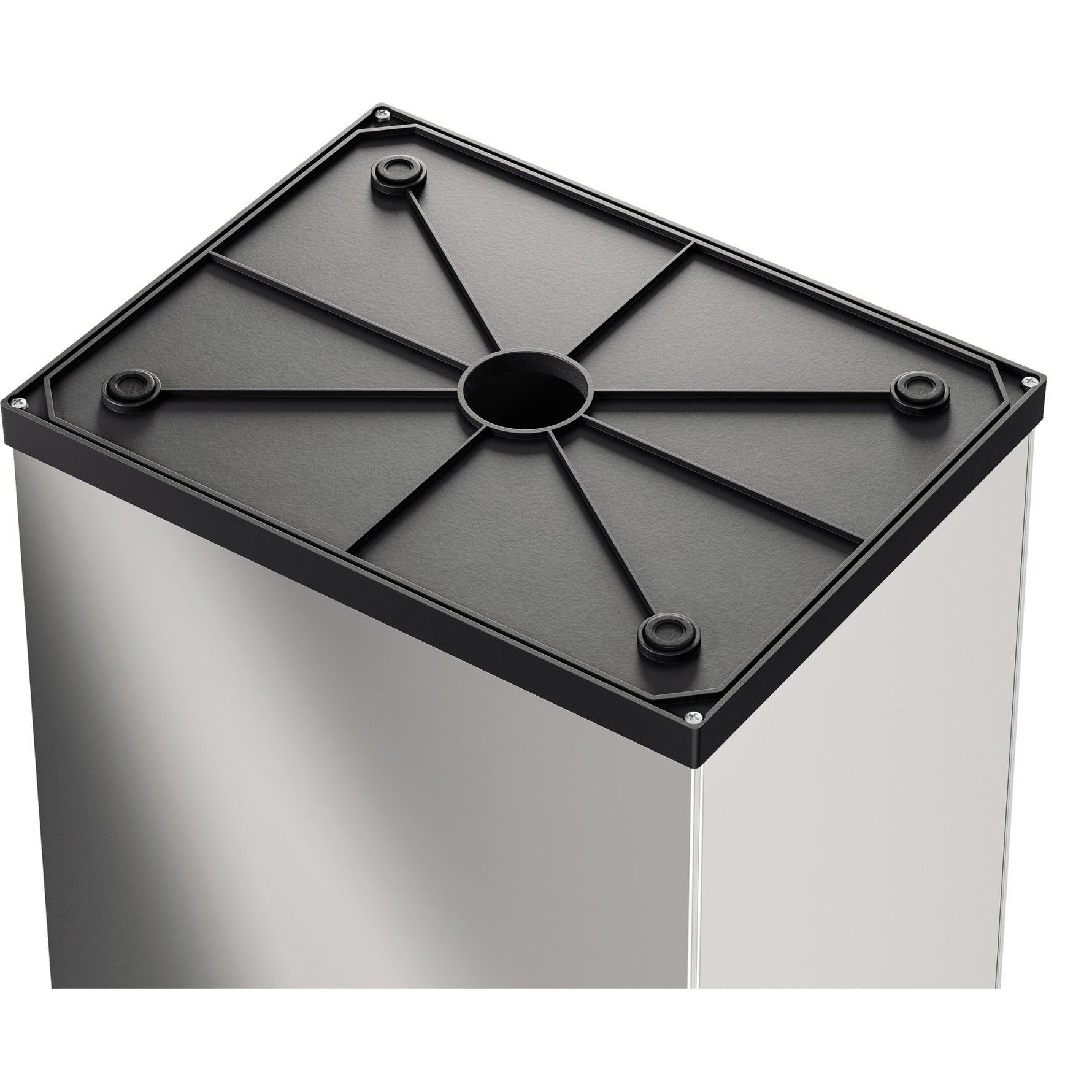 Hailo Abfalleimer Big-Box Swing XL 52 l Edelstahl