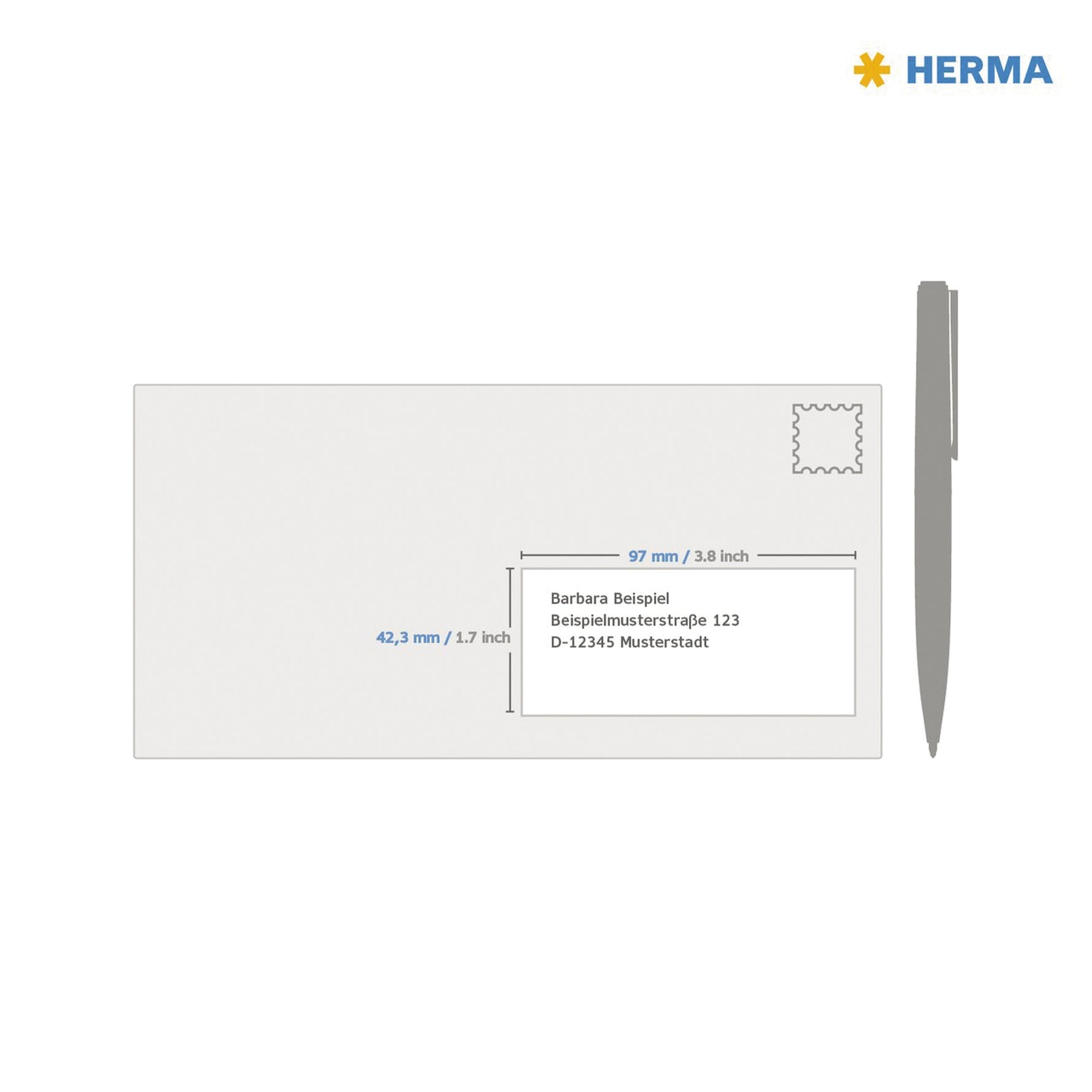 HERMA Folienetikett 97 x 42,3 mm (B x H)