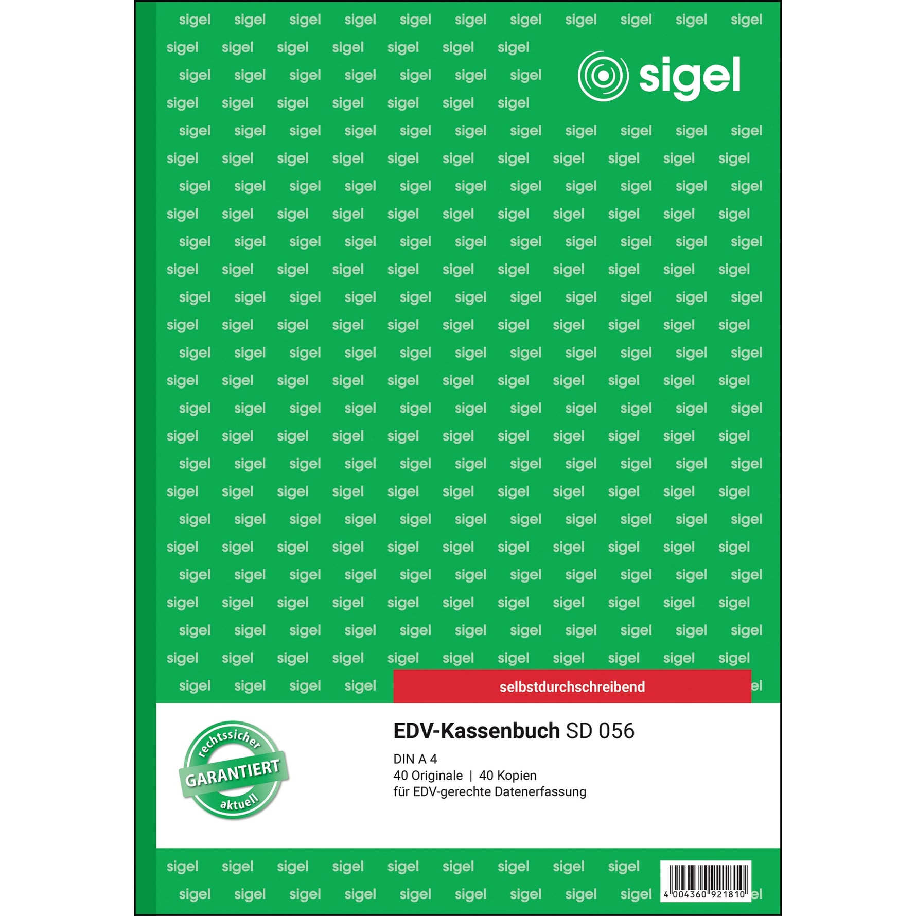 SIGEL Kassenbuch SD 056
