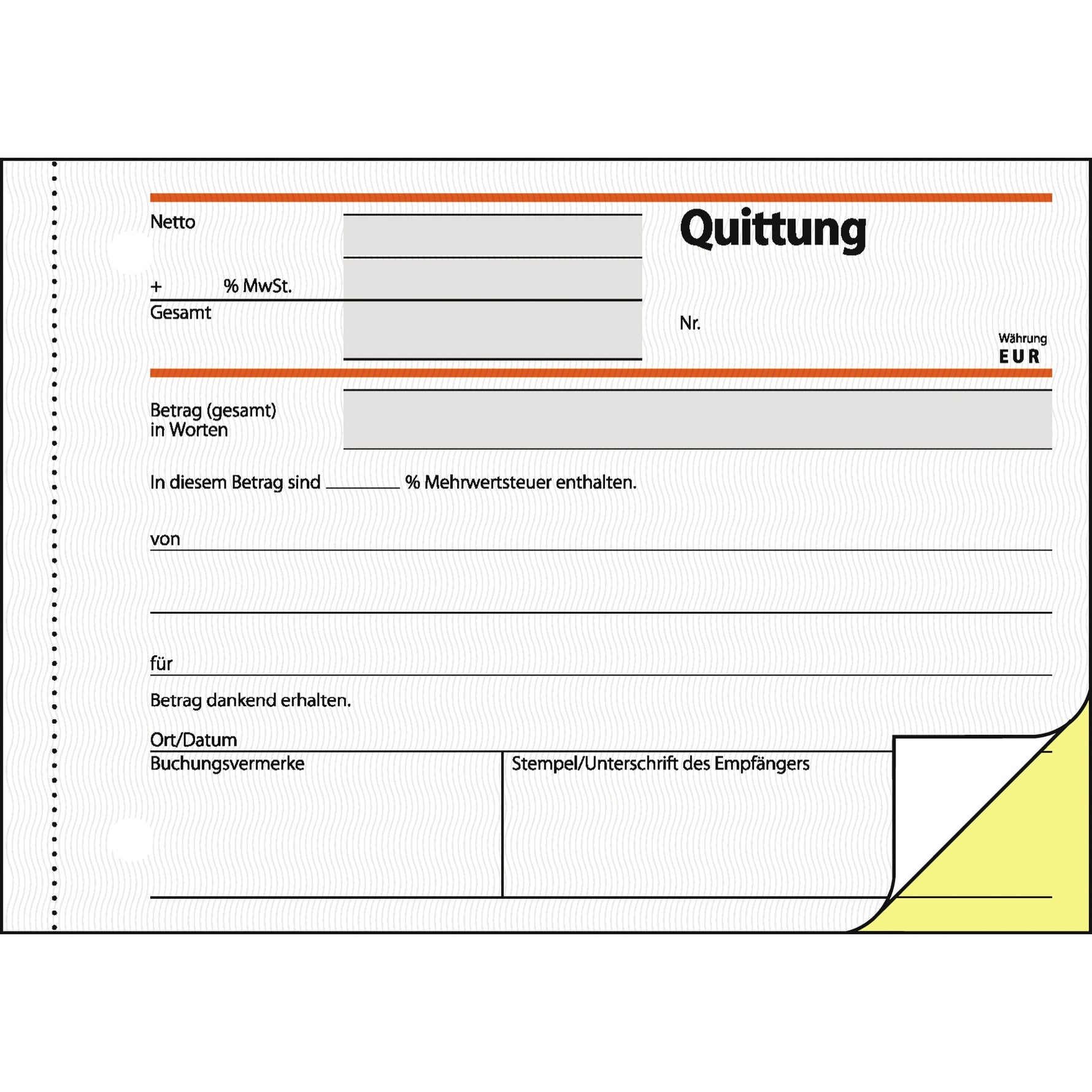 SIGEL Quittungsblock SD 022