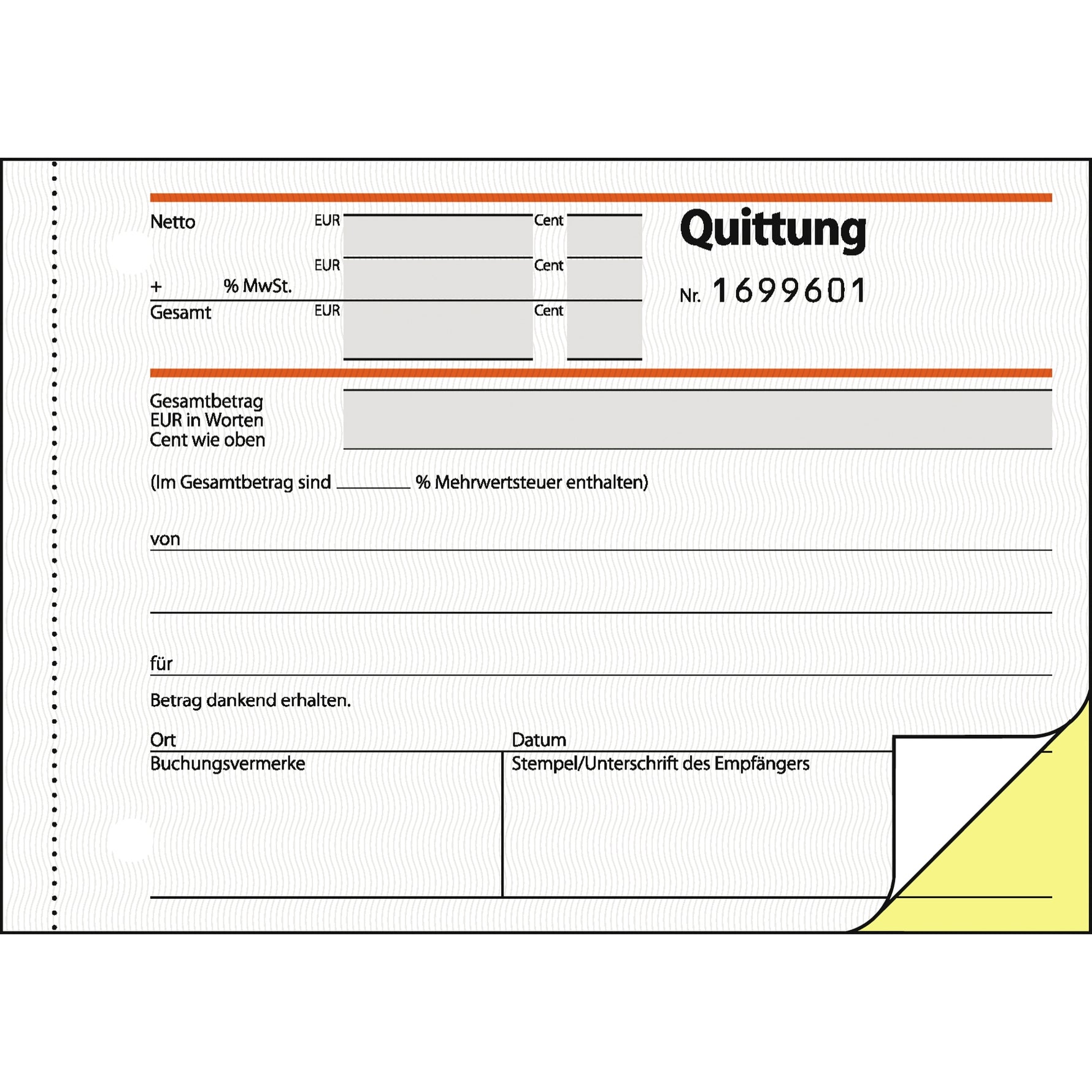 SIGEL Quittungsblock SD 121