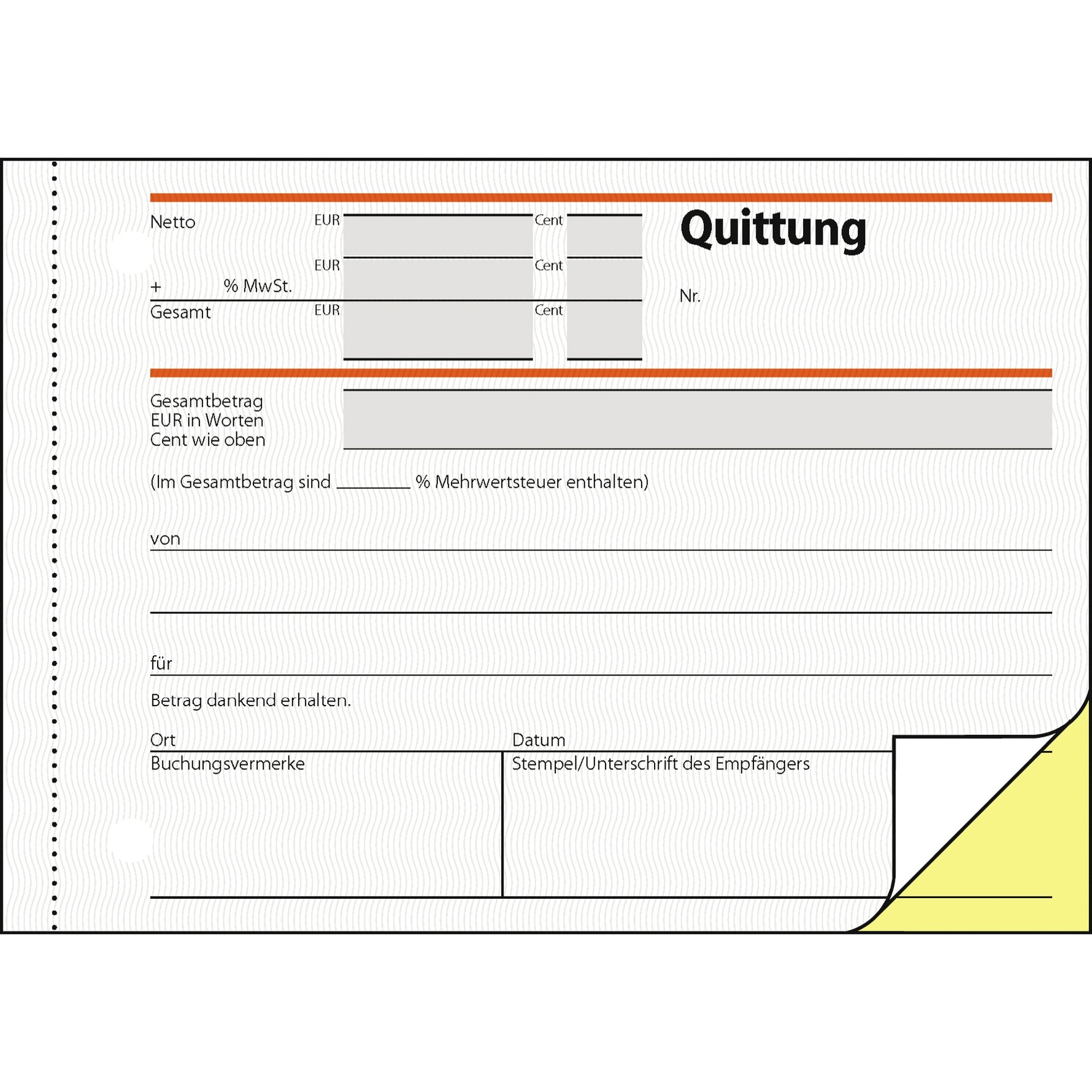 SIGEL Quittungsblock SD 021