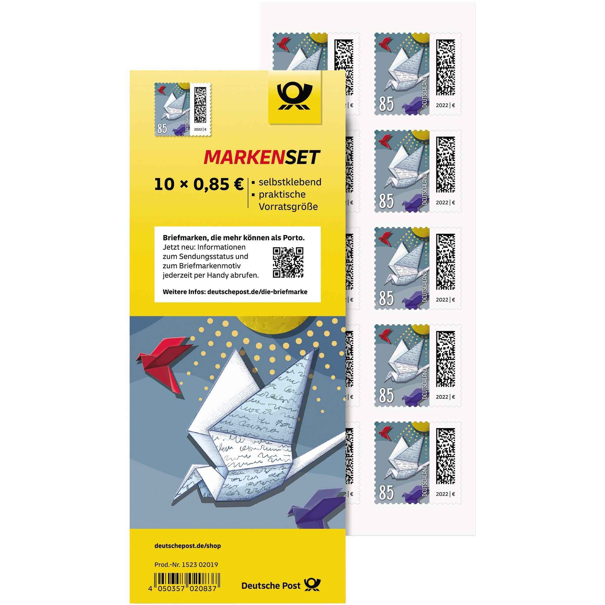 Briefmarke Welt der Briefe 0,85 Euro 10 St./Pack.