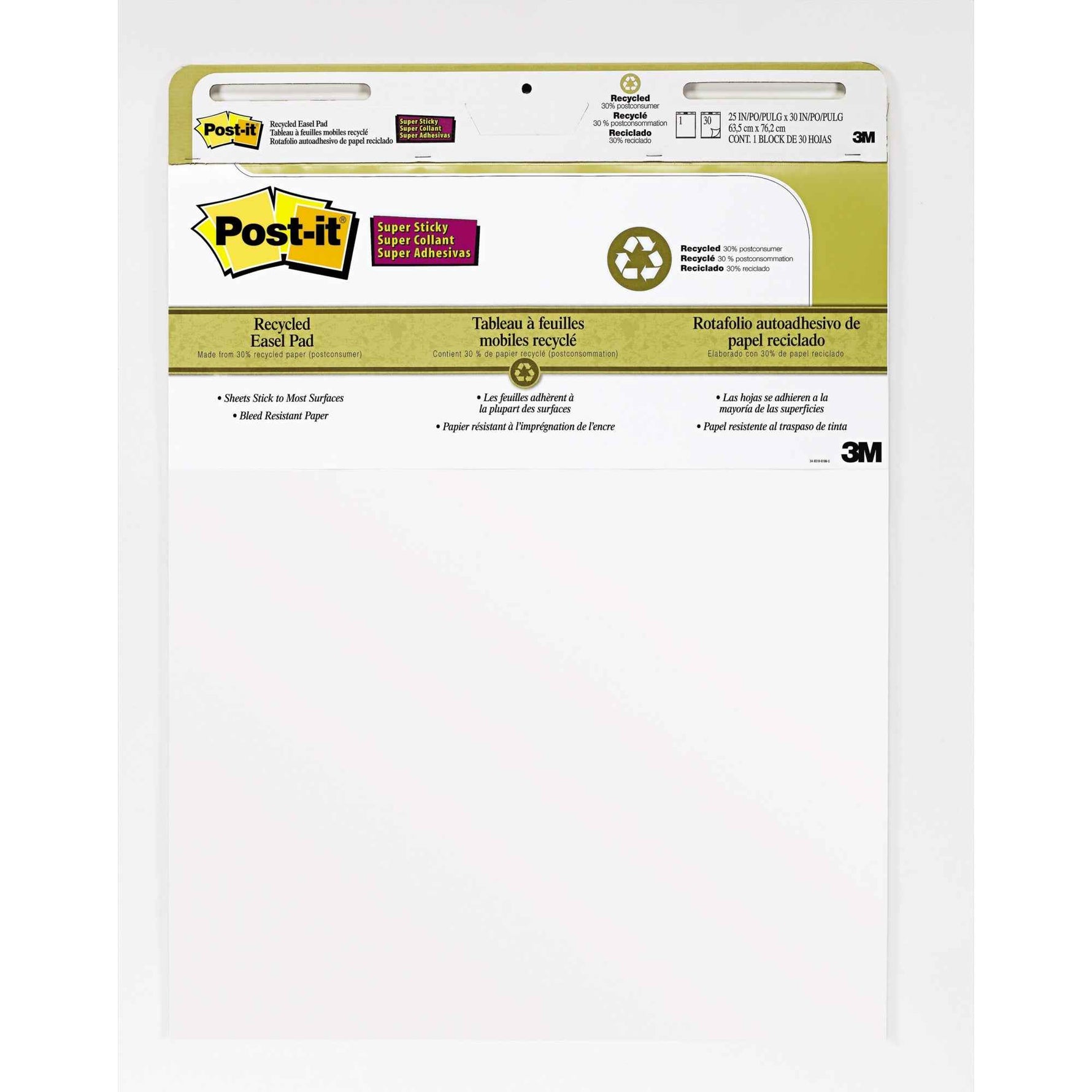 Post-it® Flipchartblock Meeting Chart
