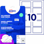 AVERY Zweckform Namensetiketten L4785-20 – Textiletiketten 80 x 50 mm