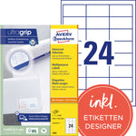 Avery Zweckform Universaletikett ultragrip 64,6 x 33,8 mm (B x H)
