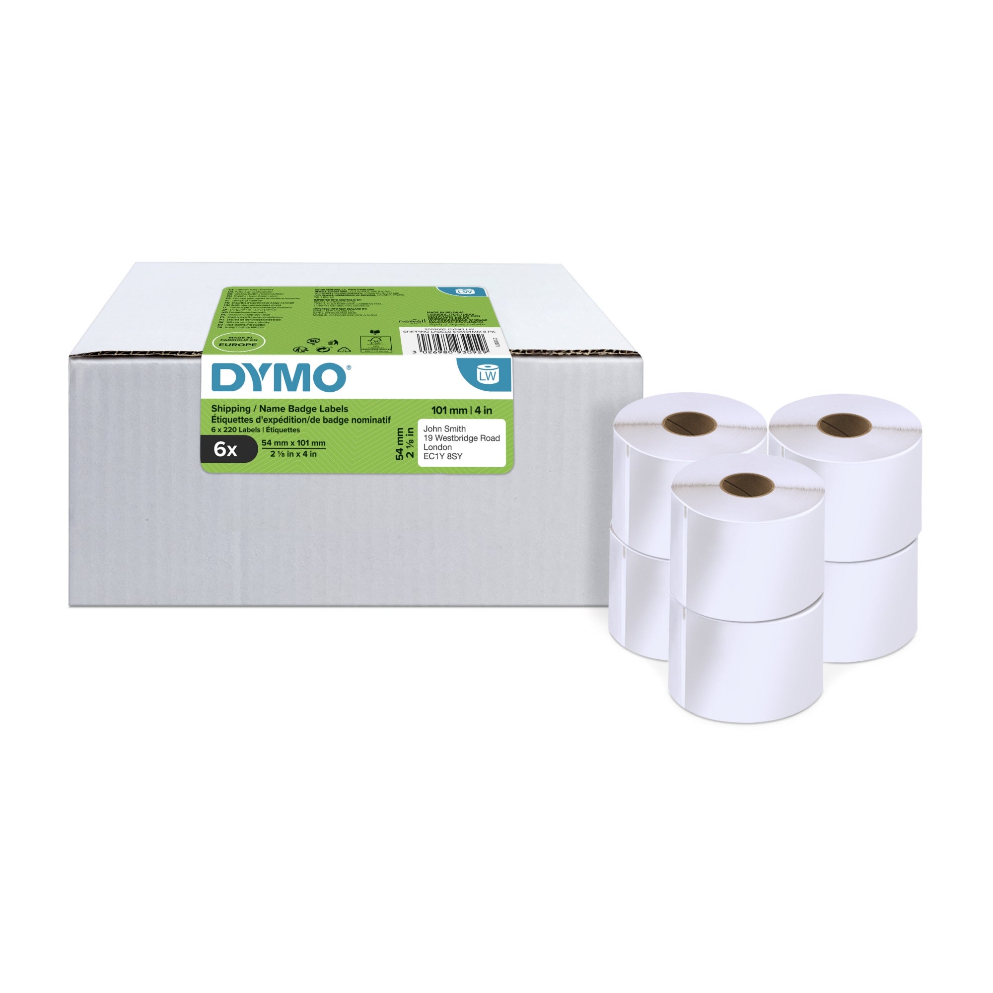 DYMO® Vielzwecketikett 54 x 101 mm (B x H)