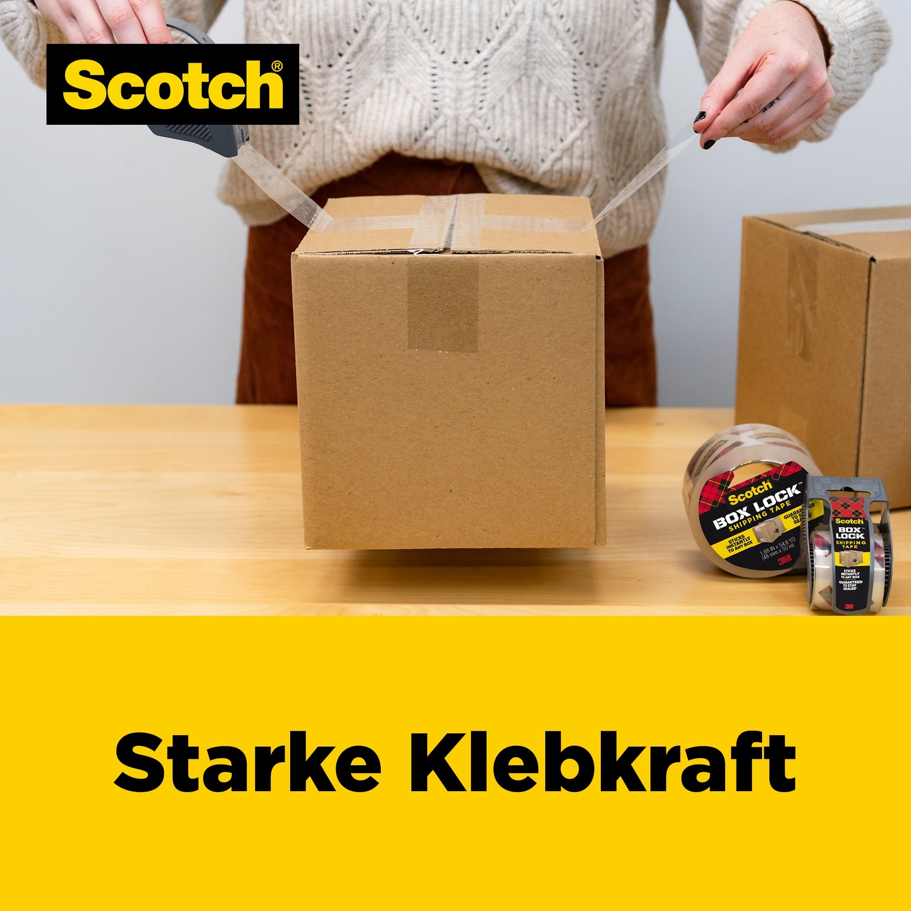 Scotch® Packband Box Lock™ 48 mm x 20,3 m (B x L) 6 St./Pack.