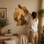 🇩🇪 Germany 3D Wooden Map